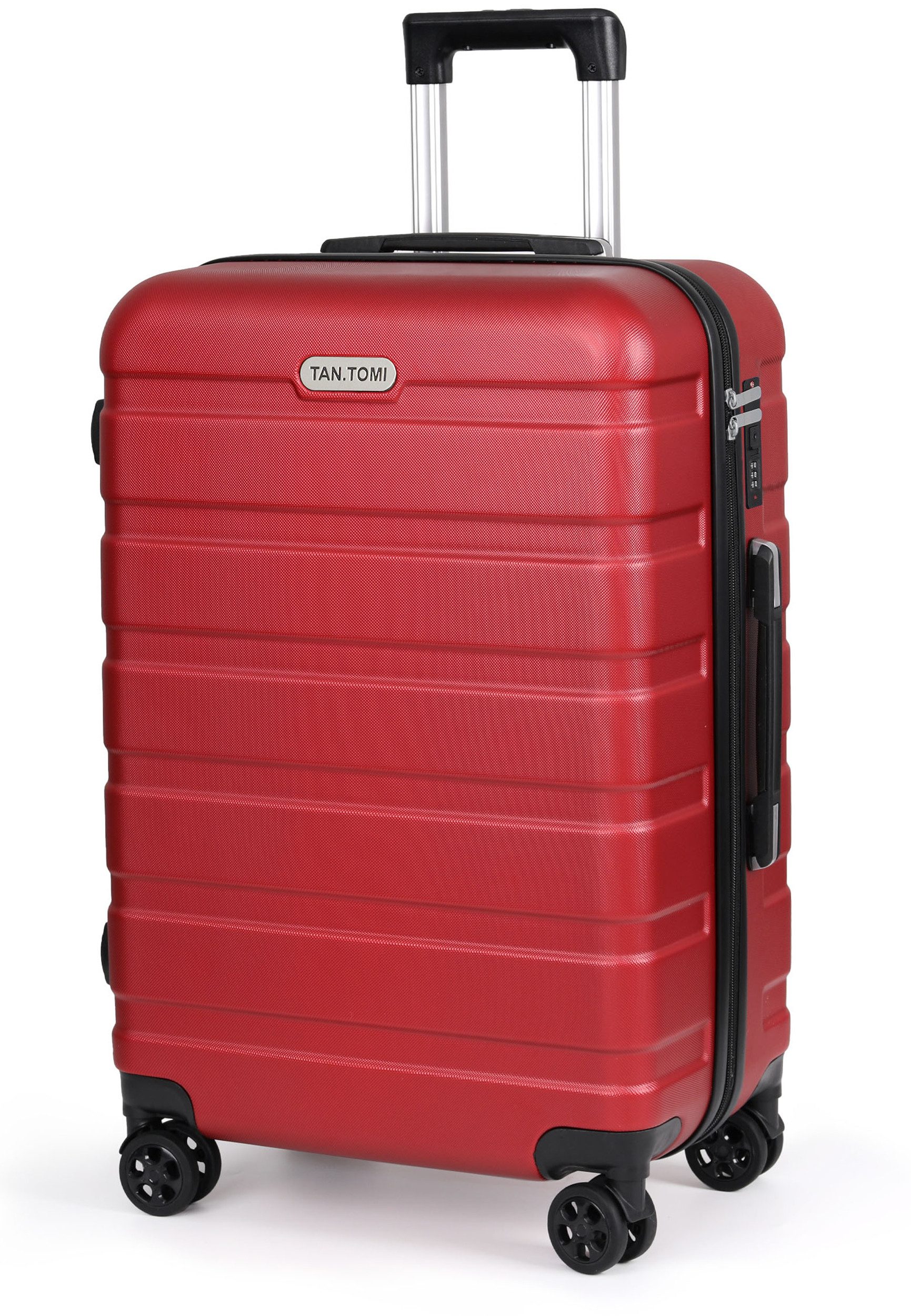 TAN.TOMI Handgepäckkoffer S/M/L/Set Koffer Hartschale Leicht Reisekoffer ABS Geräumig Haltbar, Trolley Handgepäck Große Kapazität