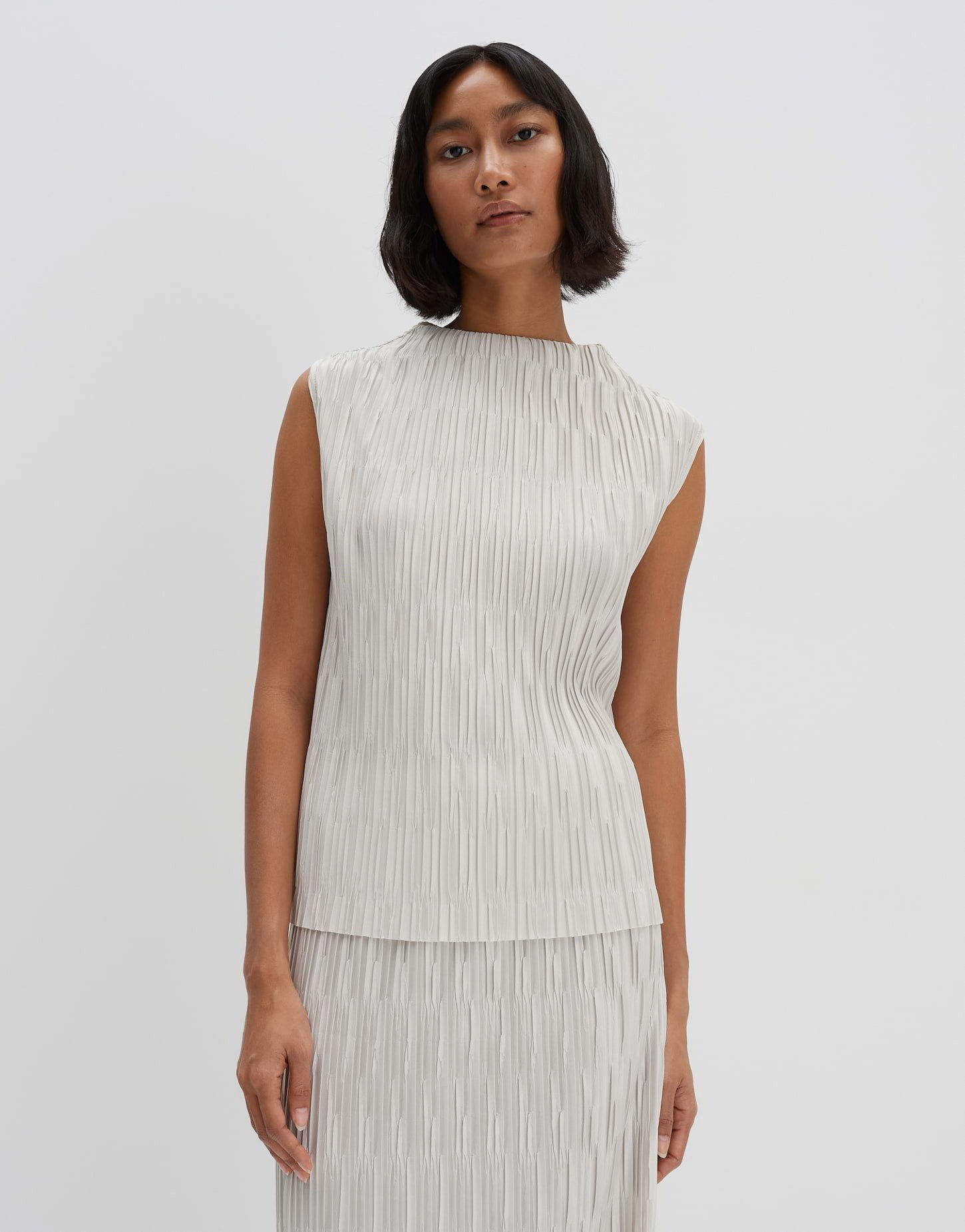 someday Shirttop KIMBALY Slim in Plissee Optik