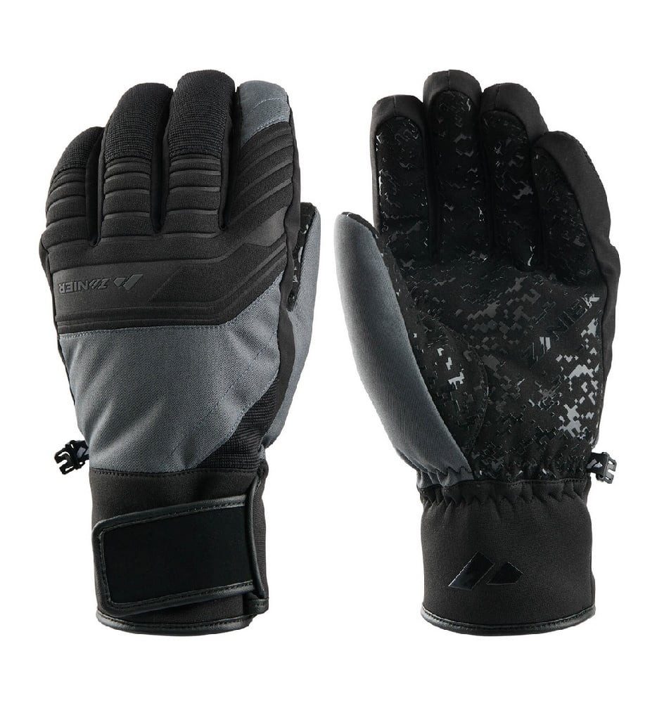 Zanier Multisporthandschuhe Winterhandschuhe Park.STX (wasserdicht) schwarz/silber