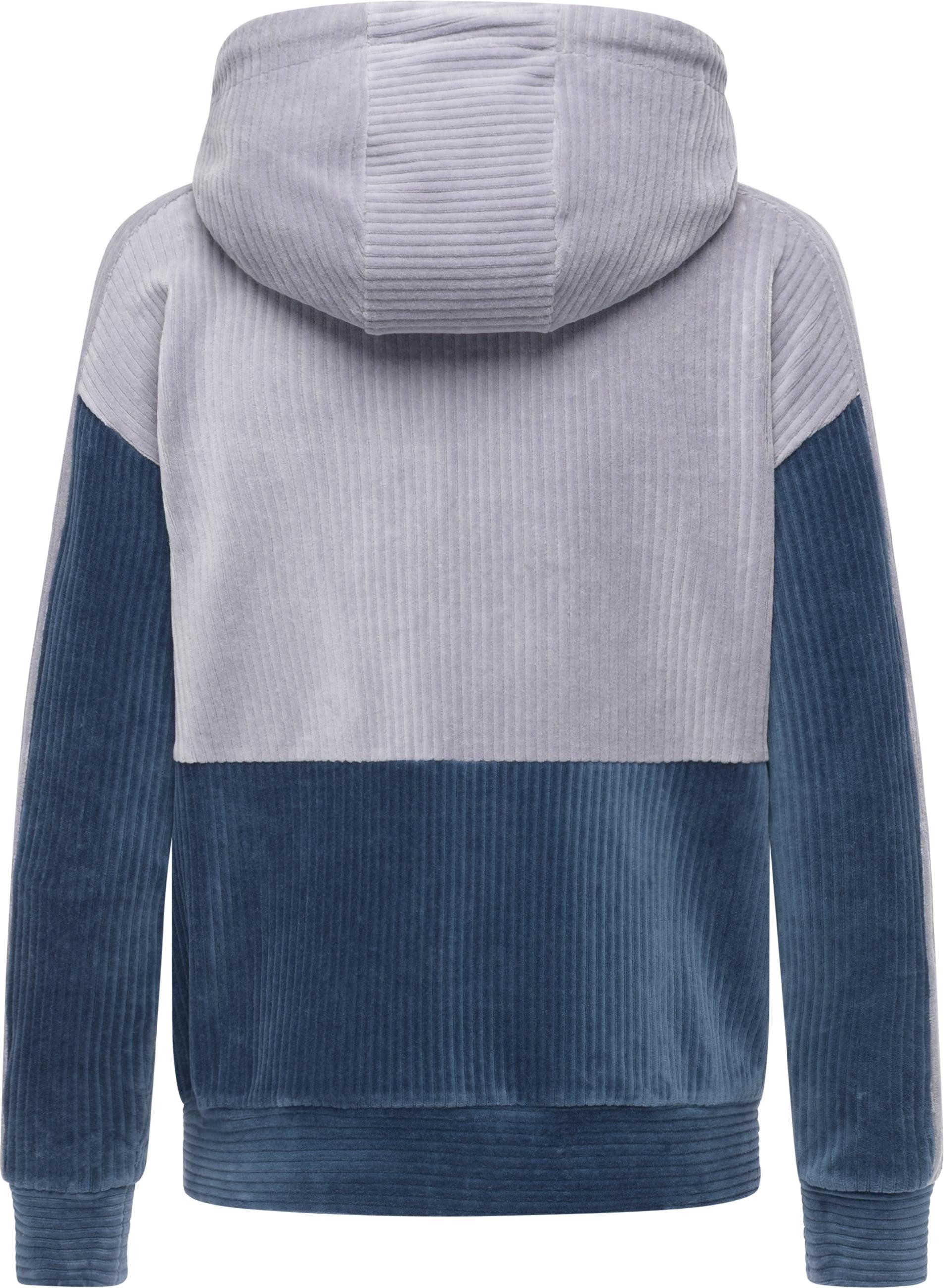 Ragwear Sweatjacke Colbien Cordy Gemütliche Damen Cordjacke aus kuschelig angerautem Kord