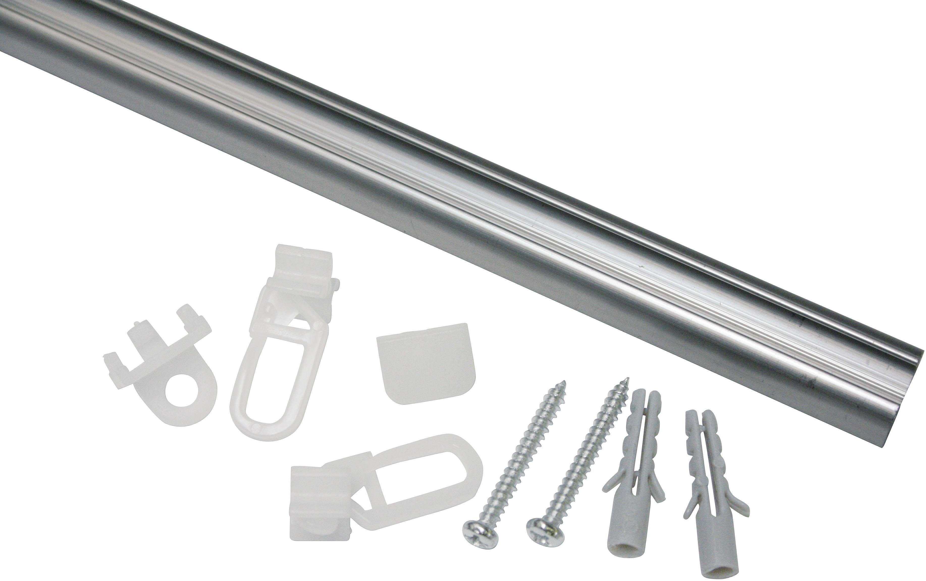 GARDINIA Gardinenschiene Aluminiumschiene, Ø 13 mm, günstig online kaufen