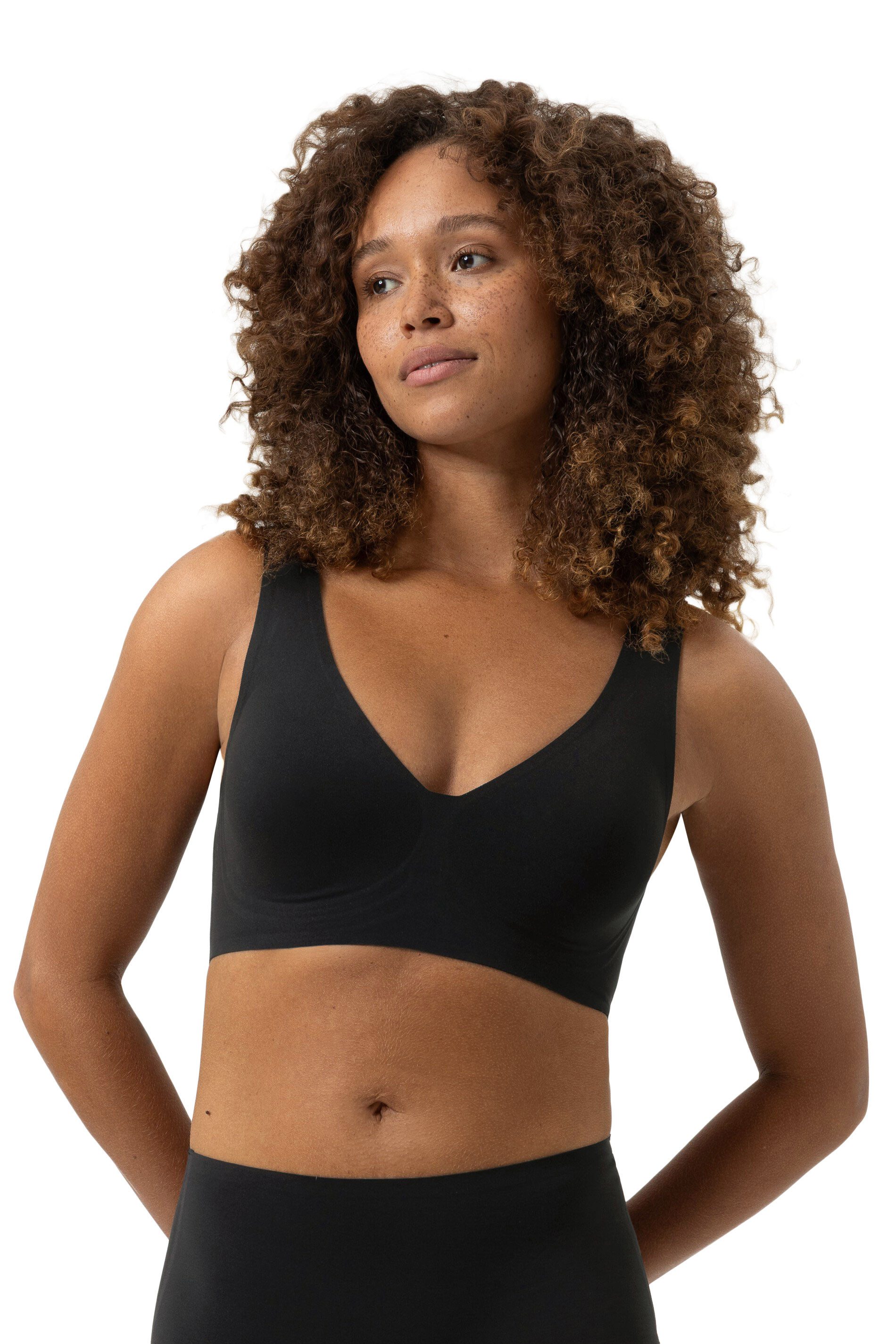 Mey Bustier Invisibles herausnehmbare Pads, tiefer V-Ausschnitt, bügellos