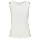 LASCANA Strandtop mit Zierknöpfen, Sommertop, Basic