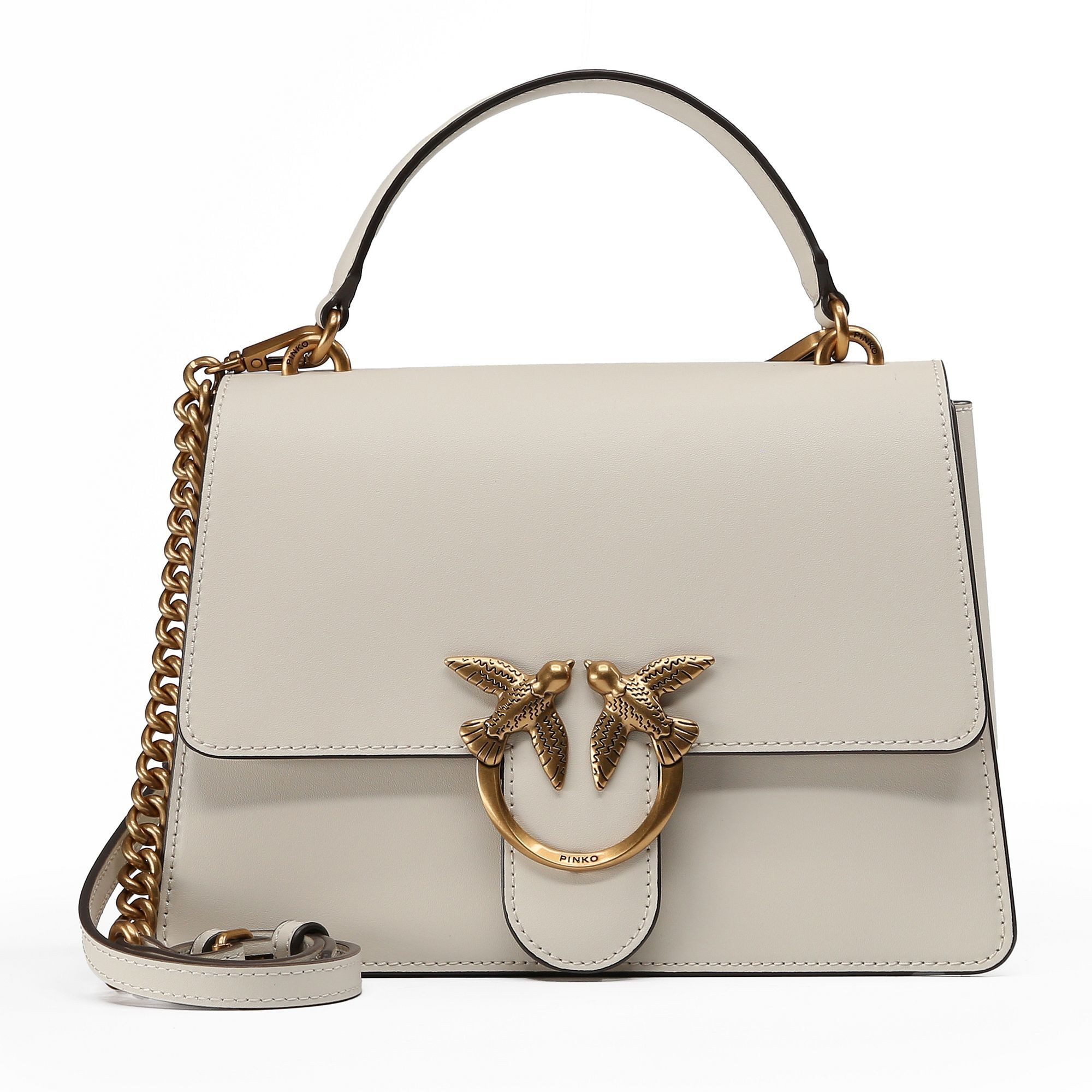 PINKO Henkeltasche Love One, Leder