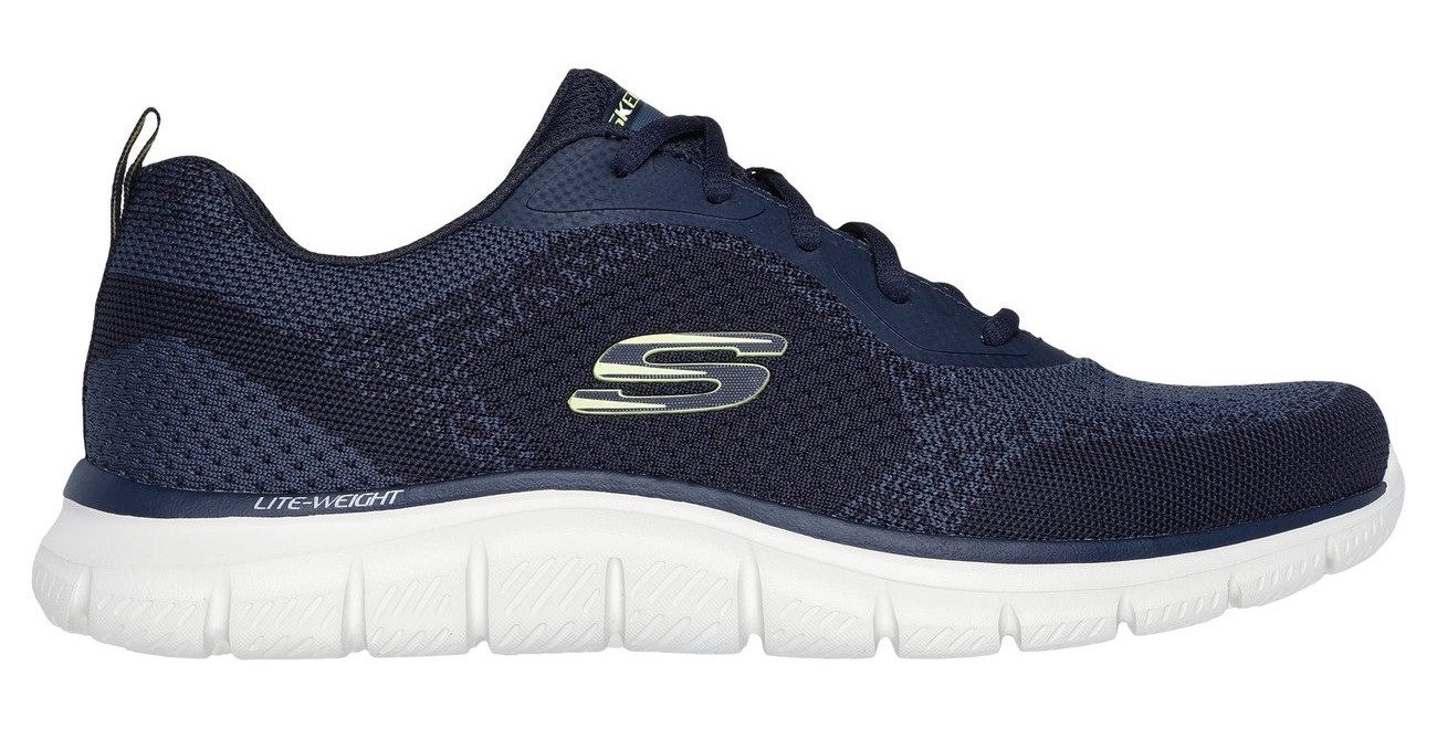Skechers TRACK-GLENDOR Sneaker Trainingsschuh, Schnürschuh, Freizeitschuh mit Memory Foam