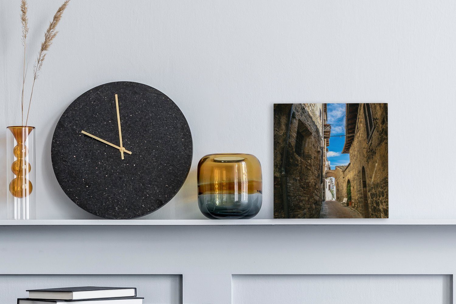 (1 Leinwandbild St), Bilder für Italien, Altstadt Wohnzimmer OneMillionCanvasses® Die von Leinwand Gimignano San Schlafzimmer in