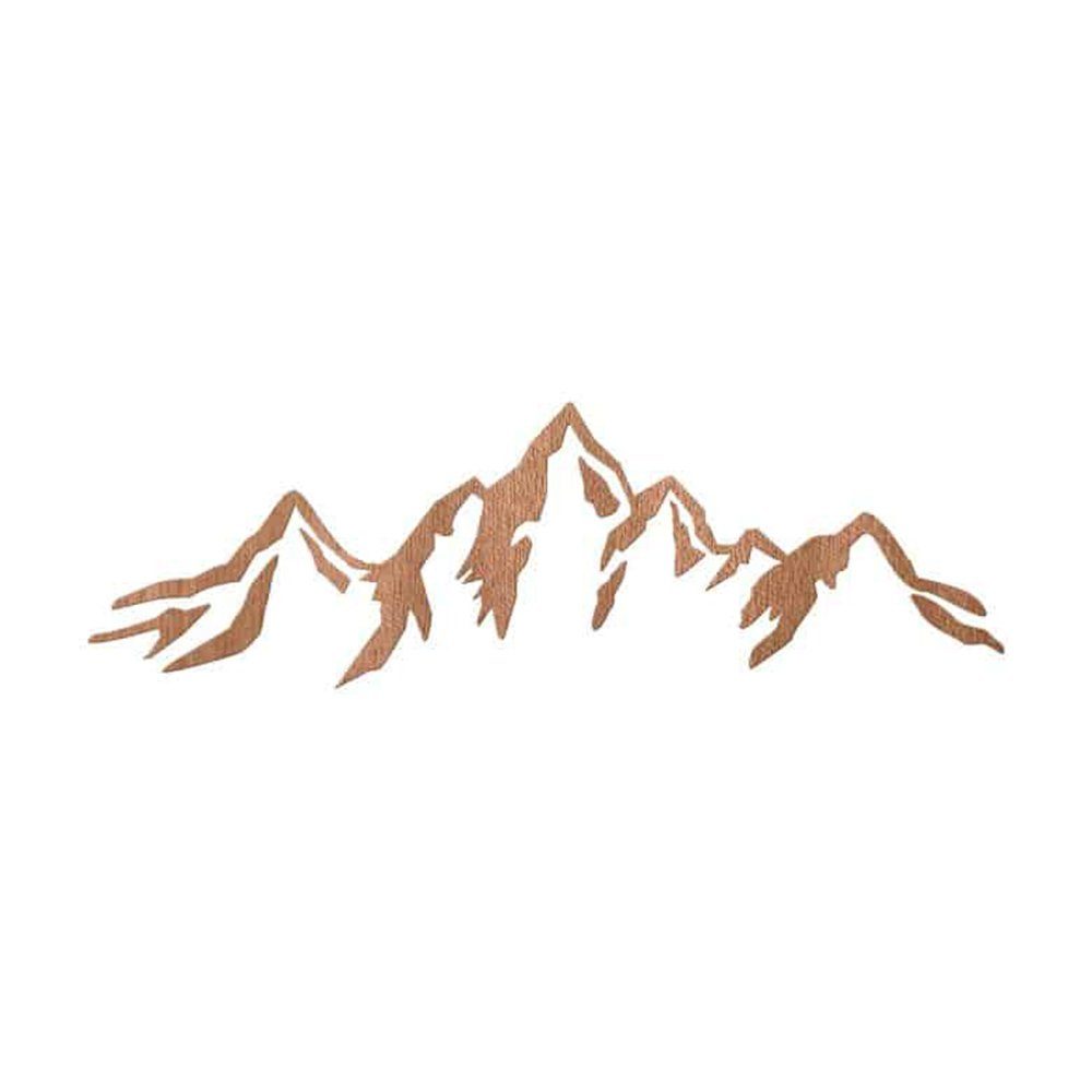 K&L Wall Art Holzbild Naturposter Gebirge günstig online kaufen