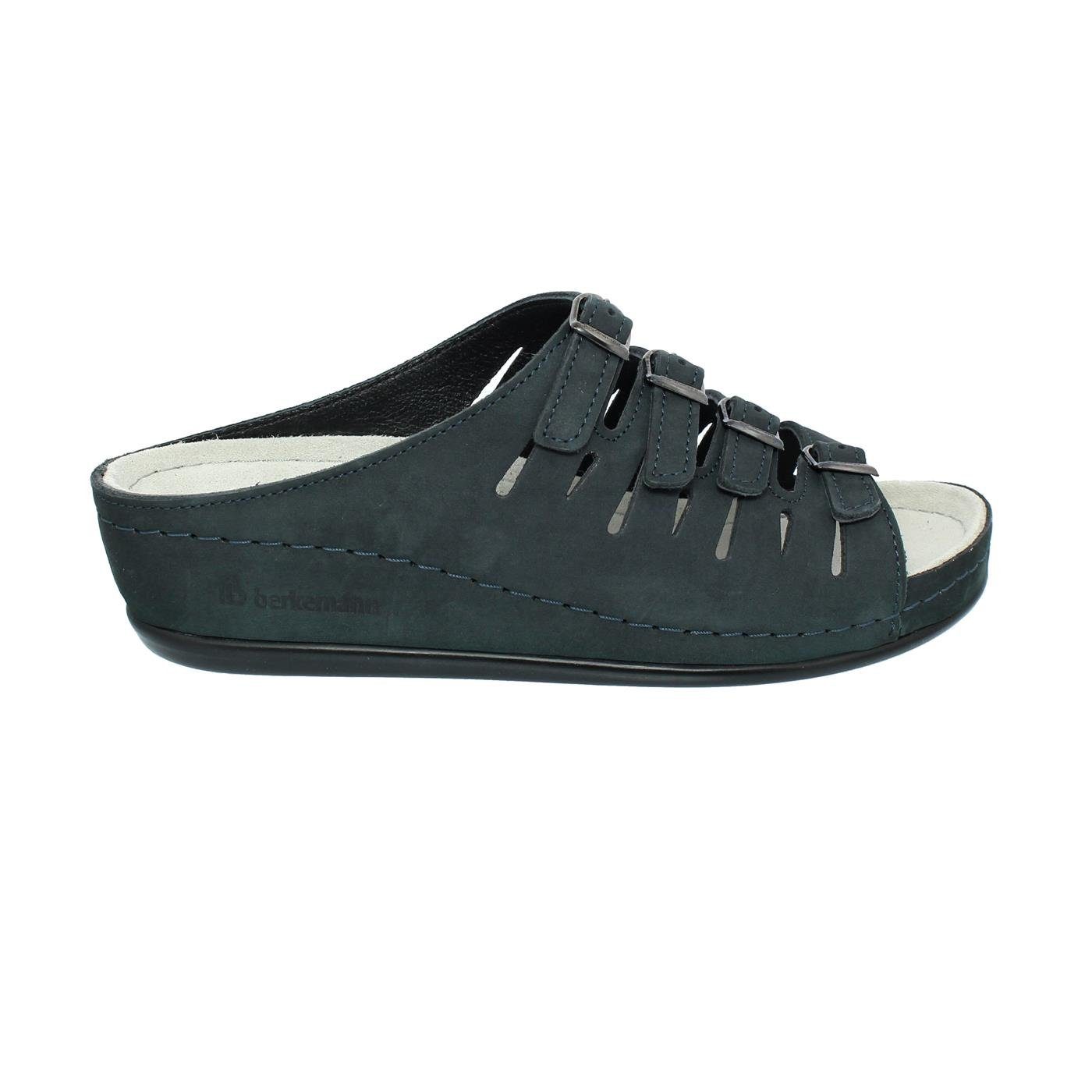 BERKEMANN Berkemann Berkina HASSEL Pantolette, Nubuk, blau, 0737-320 Pantol günstig online kaufen