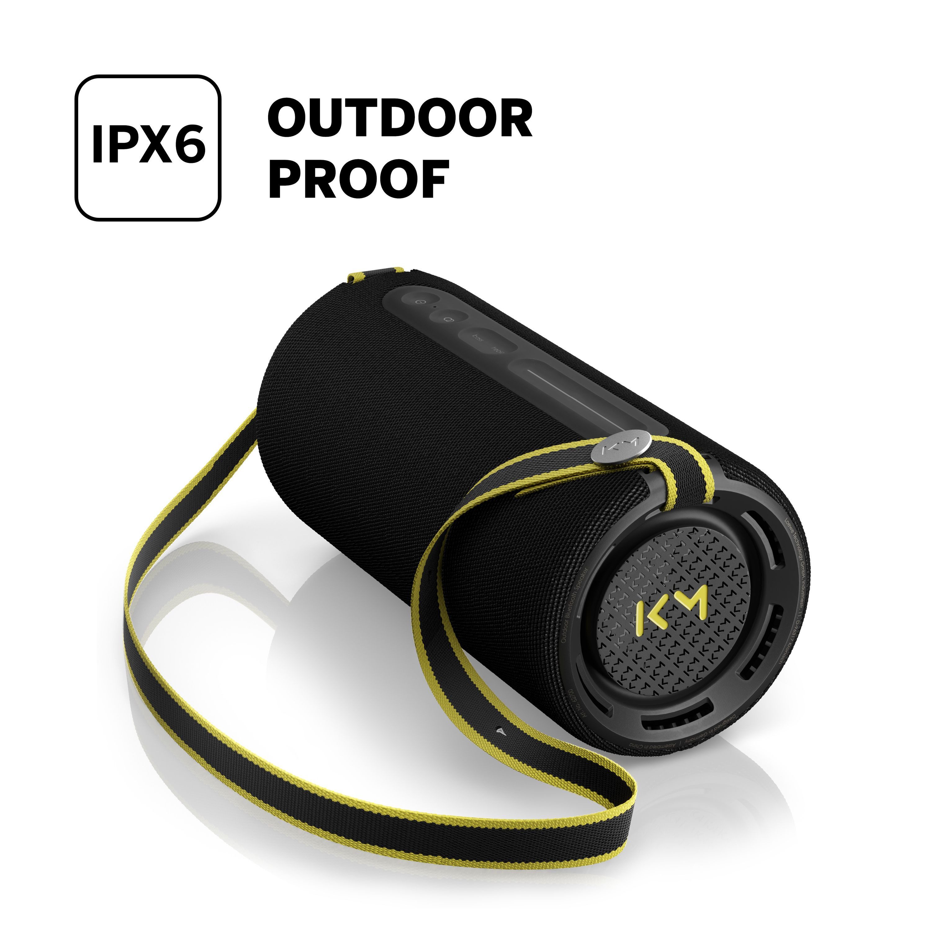 Loewe We. HEAR pro black. Bluetooth-Speaker (Bluetooth, 100 W, Limited Edition in Kooperation mit Kylian Mbapp)