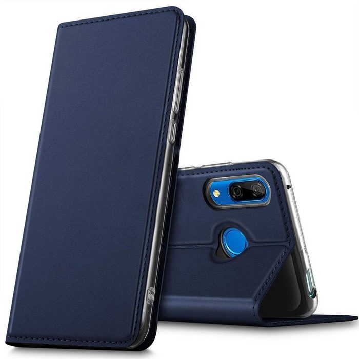 CoolGadget Handyhülle Magnet Case Handy Tasche für Huawei P Smart Z 6 6 Zoll Hülle Klapphülle Ultra Slim Flip Cover für P Smart Z Schutzhülle