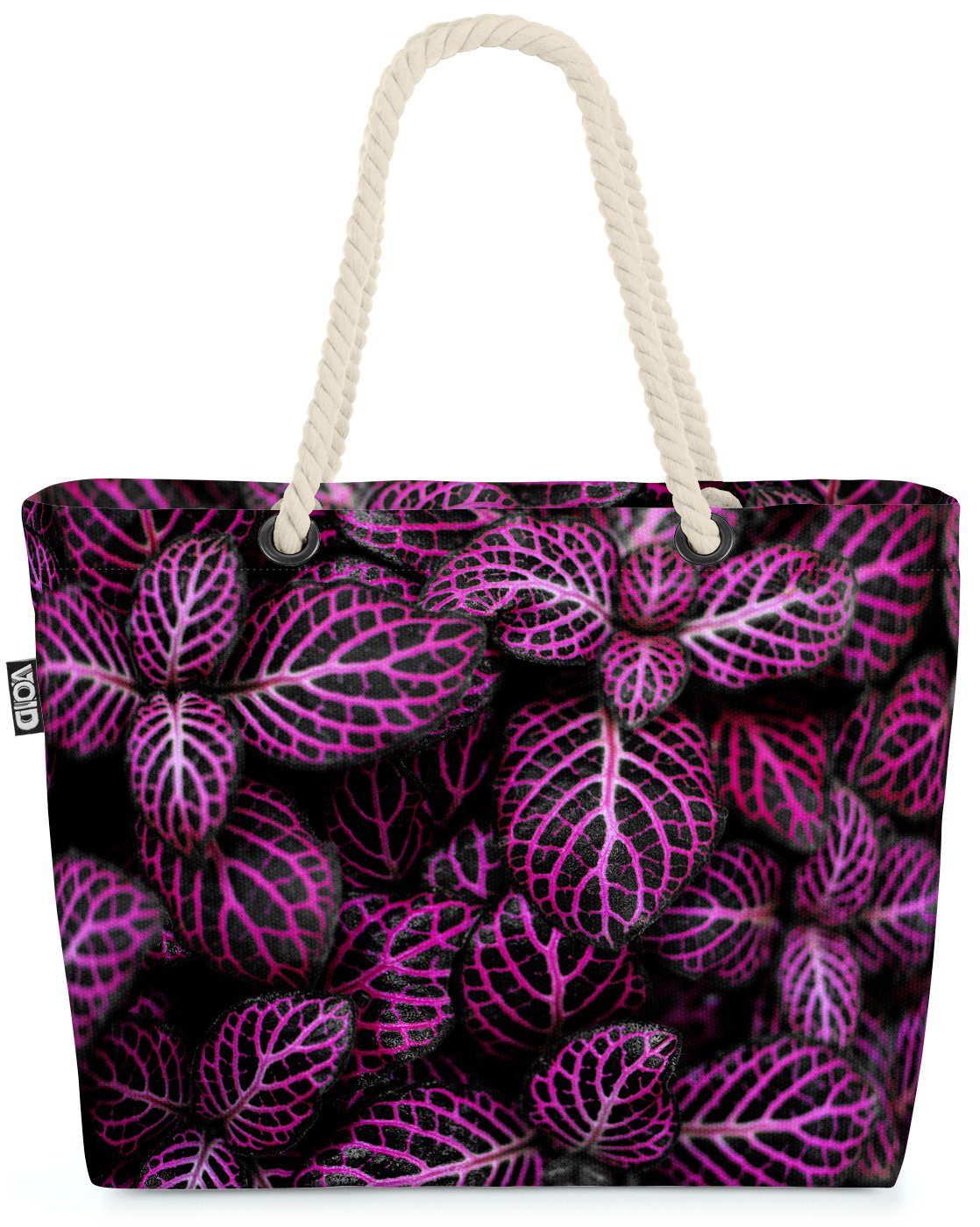 Bag Baum Beach Bätter Balkon Natur Garten Pinke VOID Pflanzen (1-tlg), Blätter Strandtasche Zimmerpflanzen