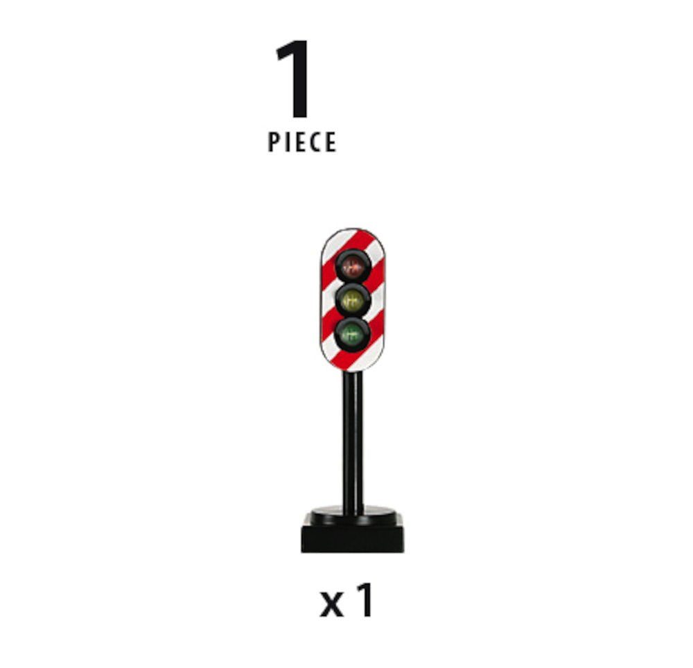 BRIO® Spielzeugeisenbahn-Verkehrszeichen Brio World Eisenbahn Zubehör Lichtsignal Ampel 33743