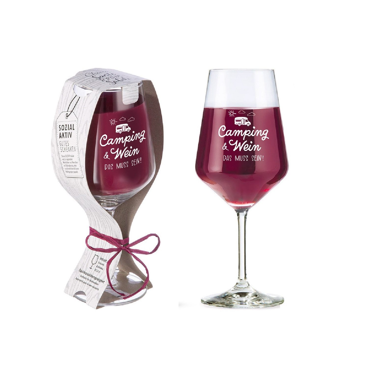 GILDE Weinglas 'Camping' 530 ml 62803, Glas