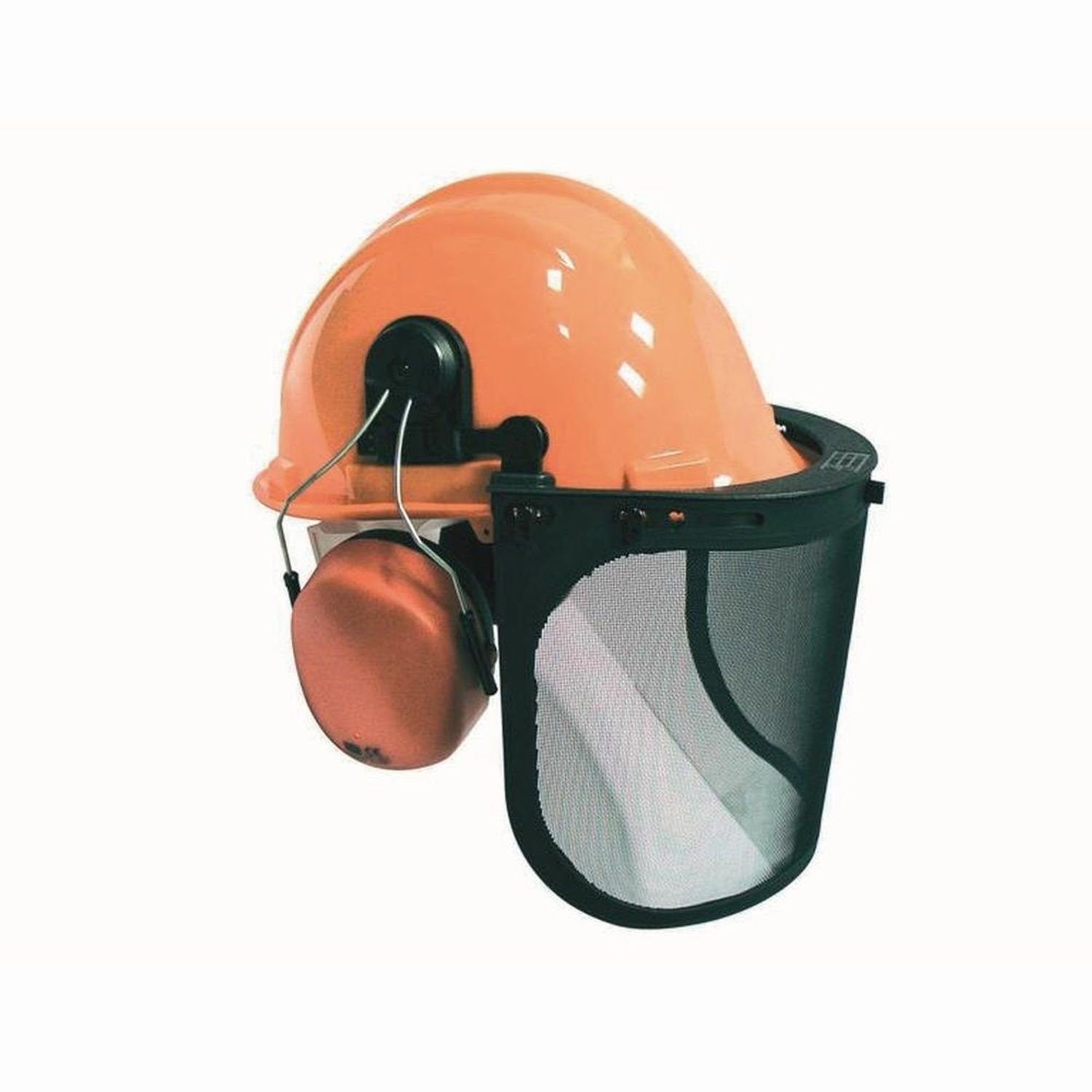 IRONSIDE Sicherheitshelm Kopfschutz-Kombination-Set, Helm, Ohrschutz Visier