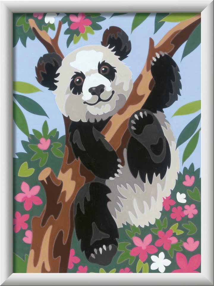 Thumbnail - Ravensburger Malen nach Zahlen Malen nach Zahlen Classic Serie D Süße Pandabär 20161