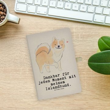 Mr. & Mrs. Panda Notizbuch Islandhund Moment - Transparent - Geschenk, Notizen, Adressbuch, Welp Mr. & Mrs. Panda, Handgefertigt