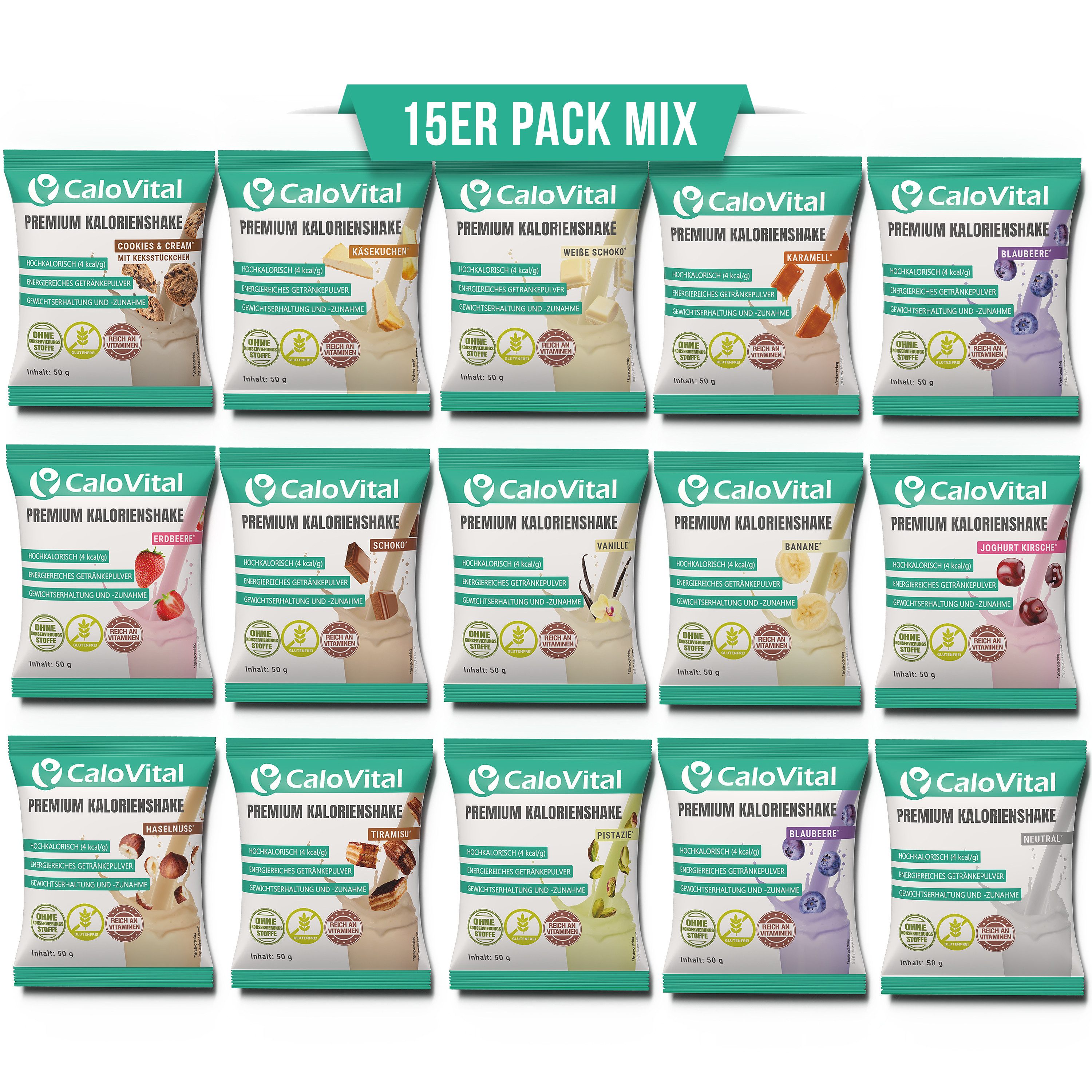 CaloVital CaloVital Hochkalorische Trinknahrung als Trinkmahlzeit zum Zunehmen Pulver, 750 g