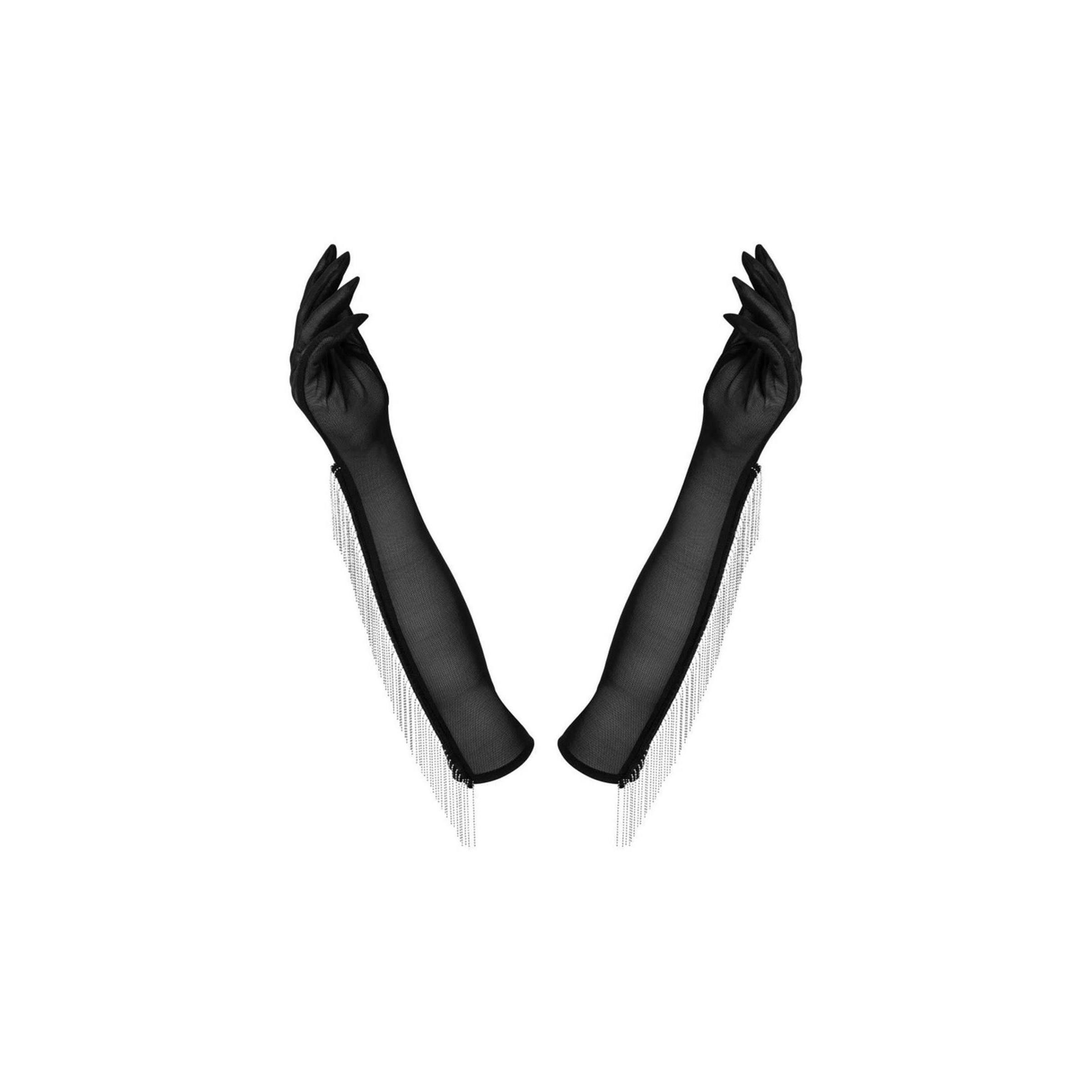 Obsessive Abendhandschuhe OB Milladis gloves black - (SML,XXL)