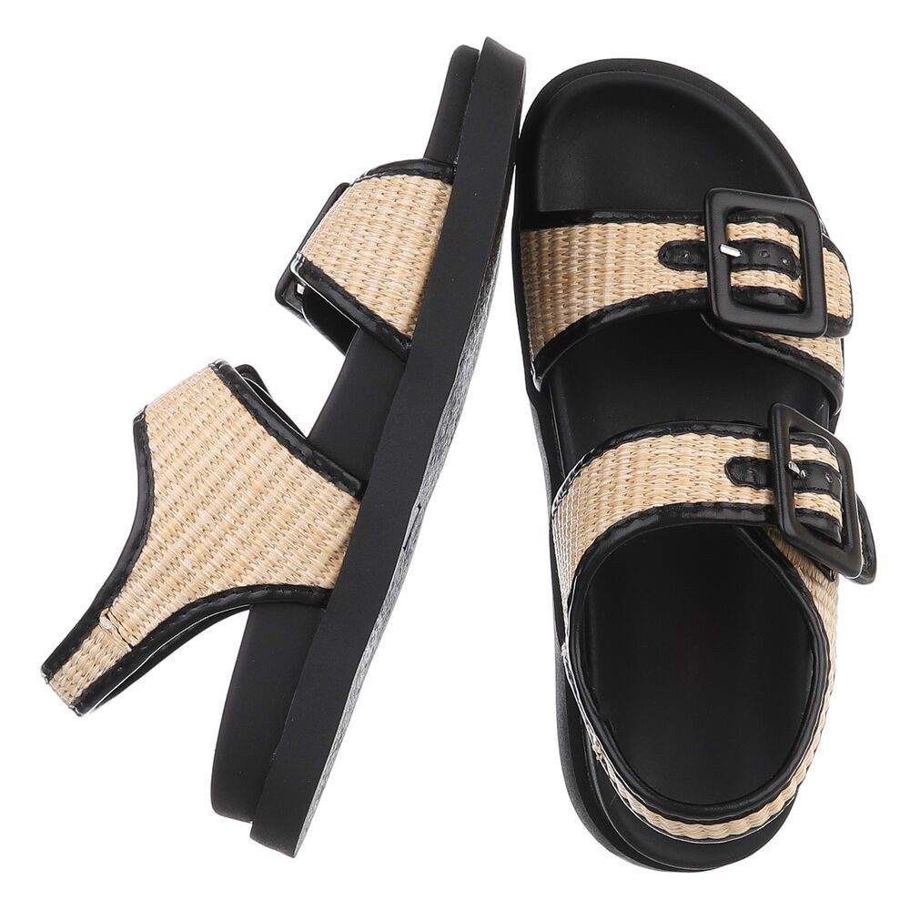 Ital-Design Moderne Damen-Sandalen mit Schnallen für günstig online kaufen