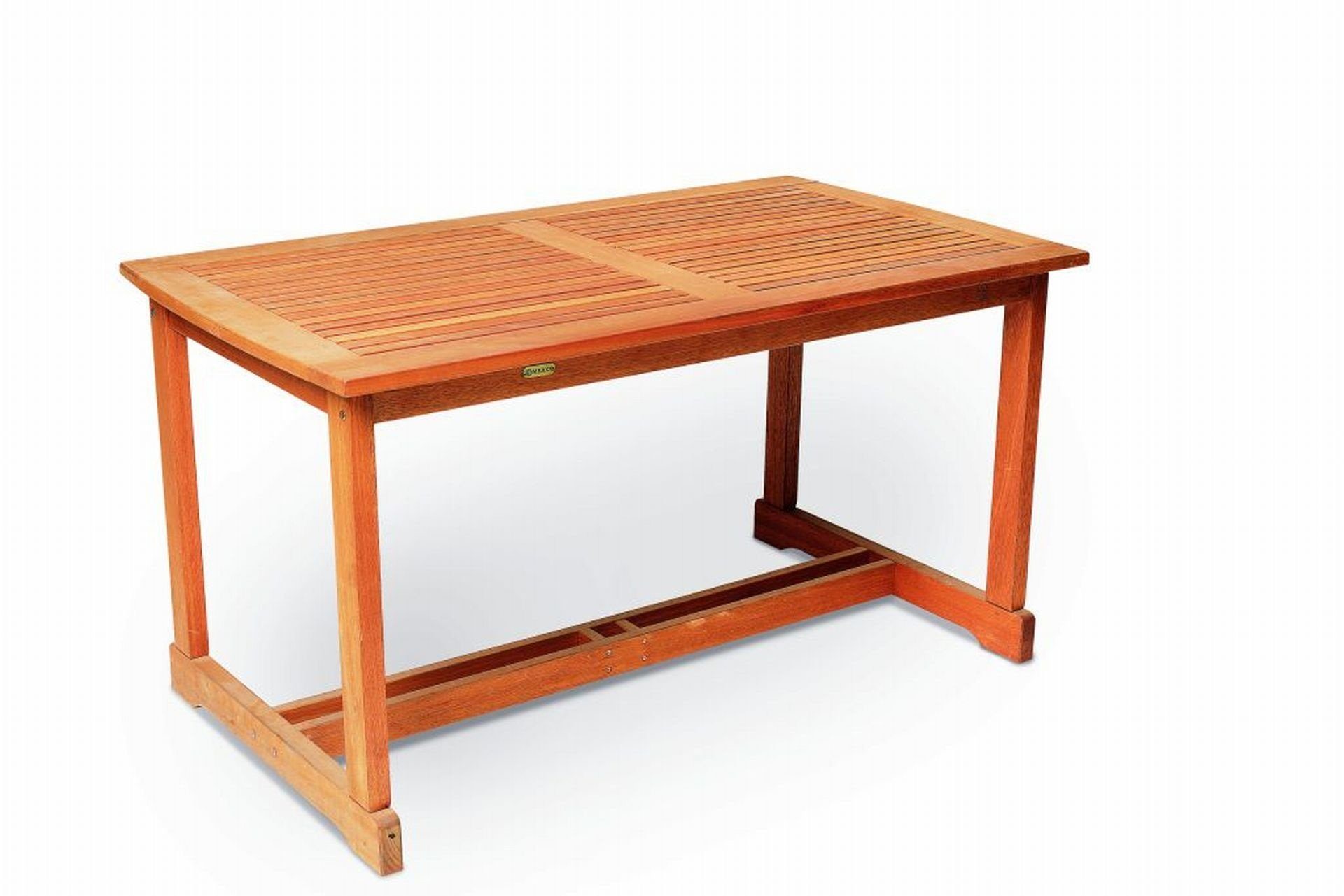 MERXX Gartentisch MARACAIBO (1-St), Eleganter Gartentisch, rechteckig  80x140cm, Eukalyptusholz geölt | Tische