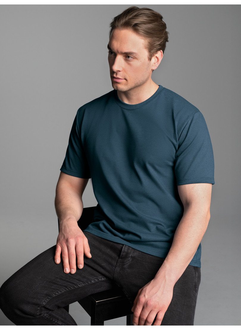 Trigema T-Shirt TRIGEMA T-Shirt in Piqué-Qualität (1-tlg)