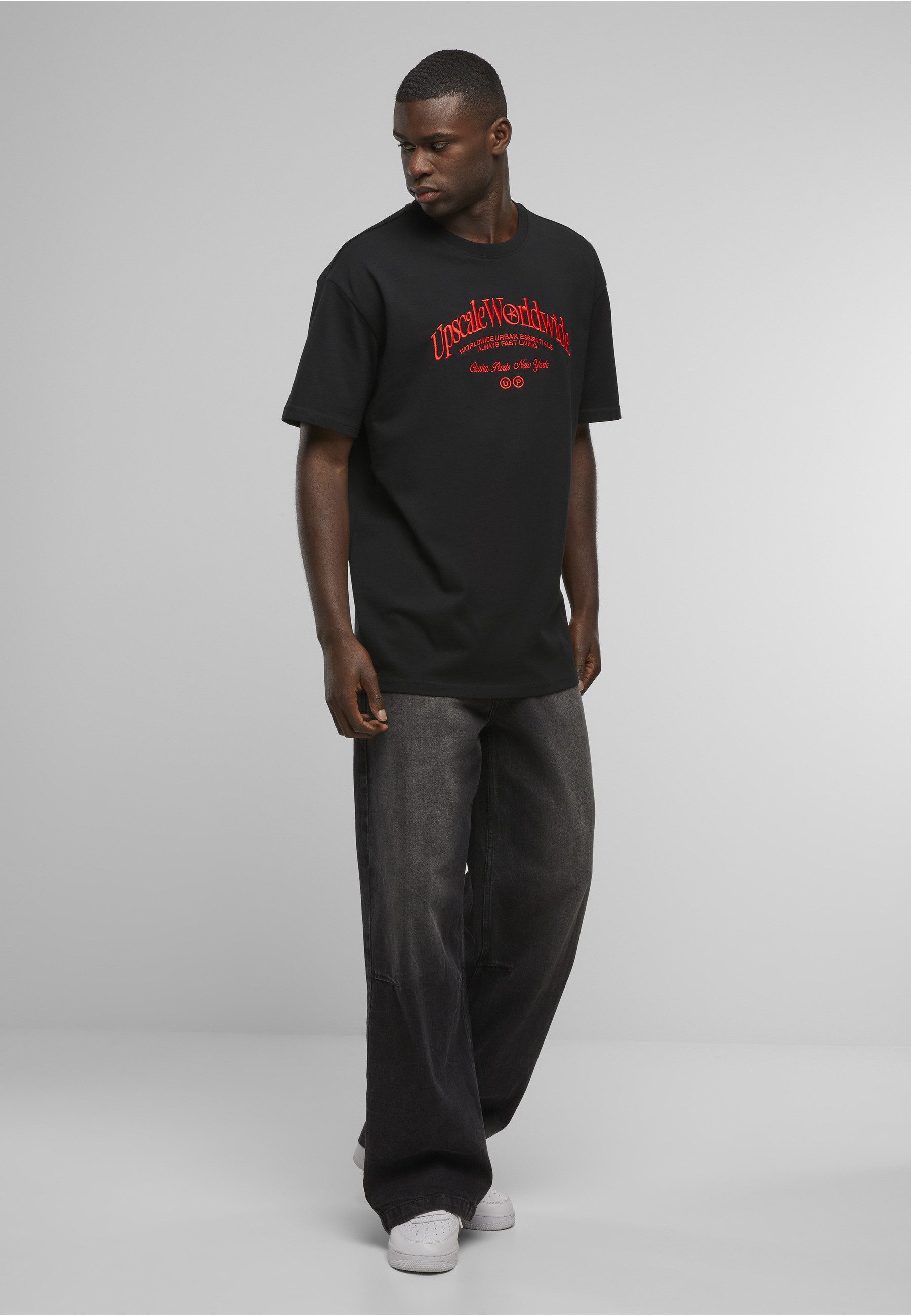 Upscale by Mister Tee T-Shirt Upscale by Mister Tee Upscale World Wide Heavy Oversize Tee (1-tlg)