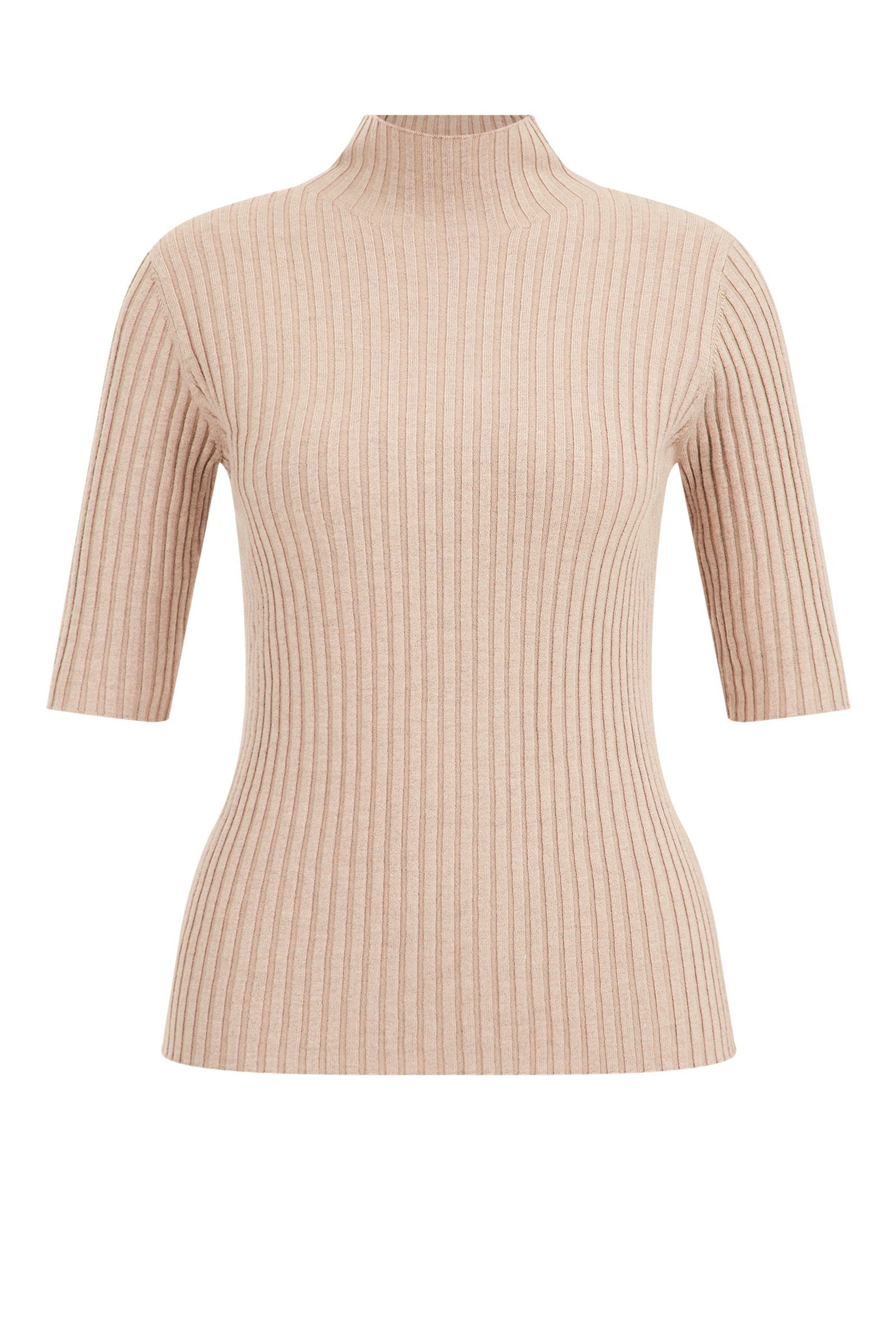 WE Fashion Longpullover (1-tlg) Beige