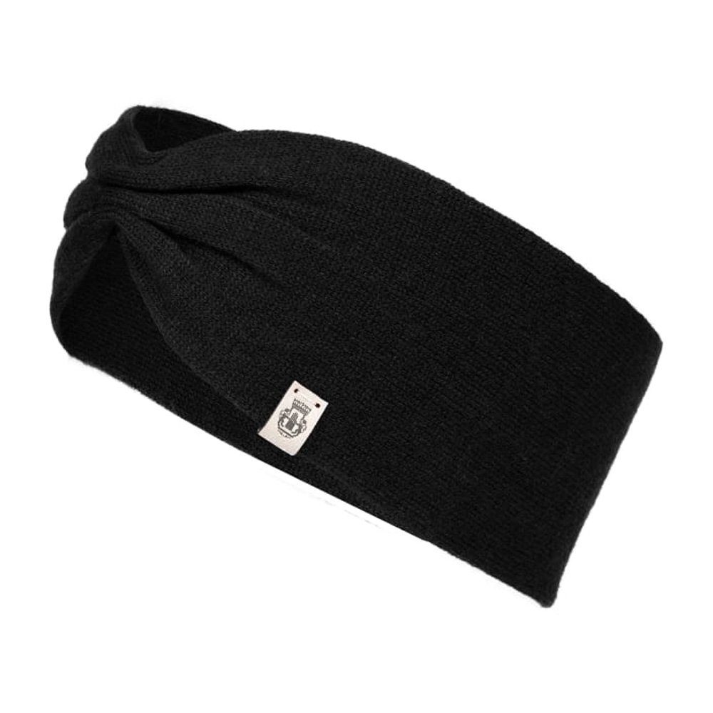 Roeckl Cashmere Pure (nein) schwarz Stirnband Strickmütze Roeckl