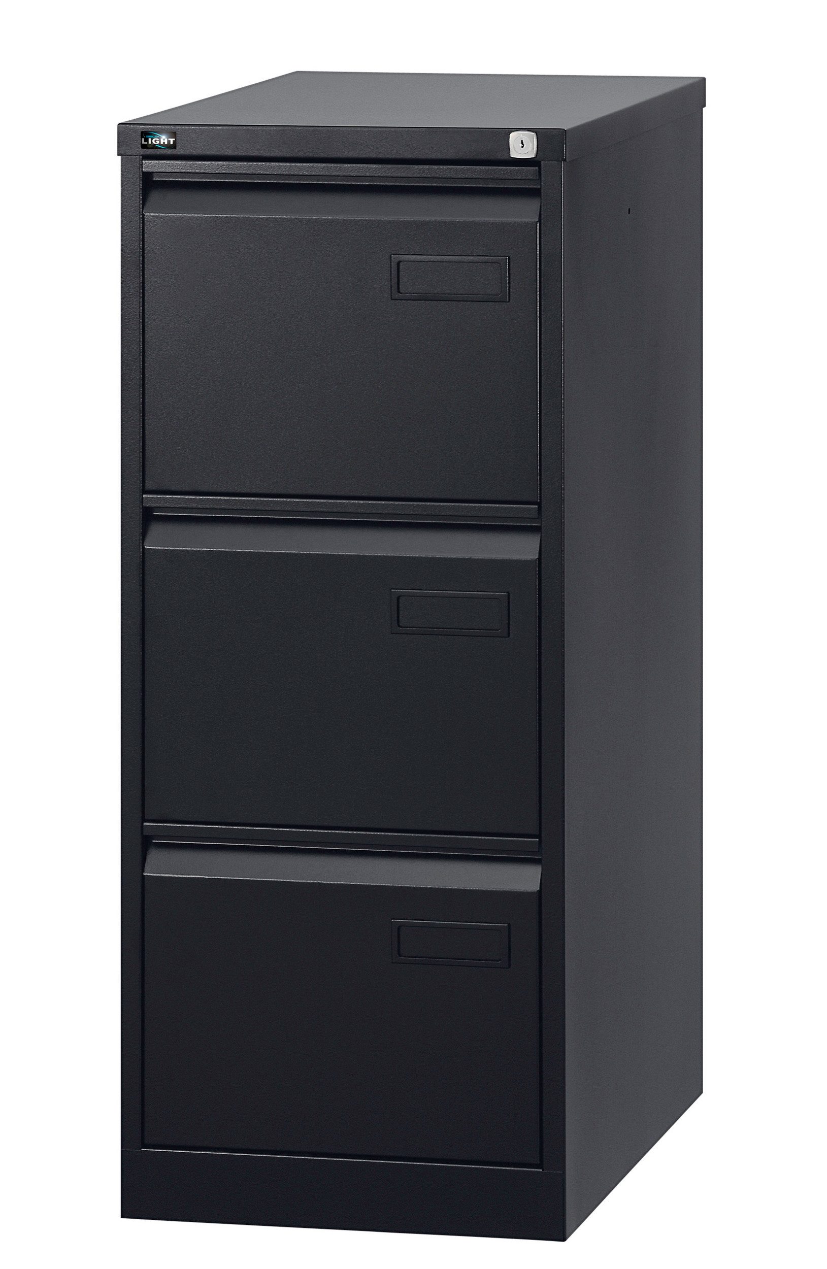 Bisley Hängeregisterschrank Hängeregistraturschrank Light in Schwarz - Maße: H 71 x B 41 x T 62 cm