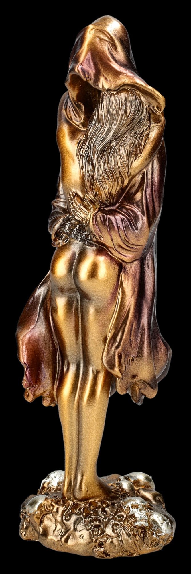 Figuren Shop GmbH Dekofigur Final Embrace Skulptur – Sensenmann & Frau 26 cm Dekofigur Gothic