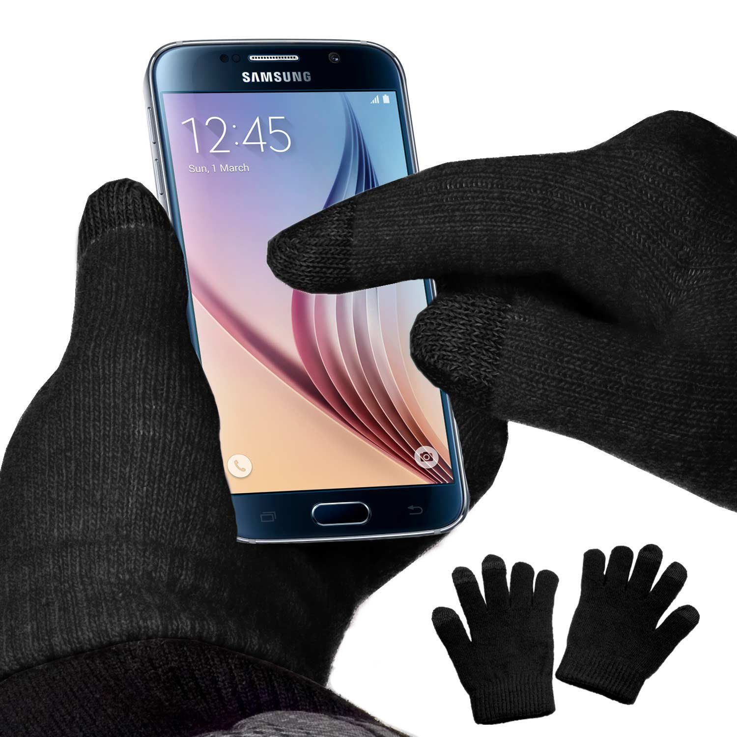 für Handy Strickhandschuhe geeignet Fingerhandschuhe SmartPhones Touchscreen Handys Samsung Tablet geeignet, Samung alle teilweise leitfähig, yayago für