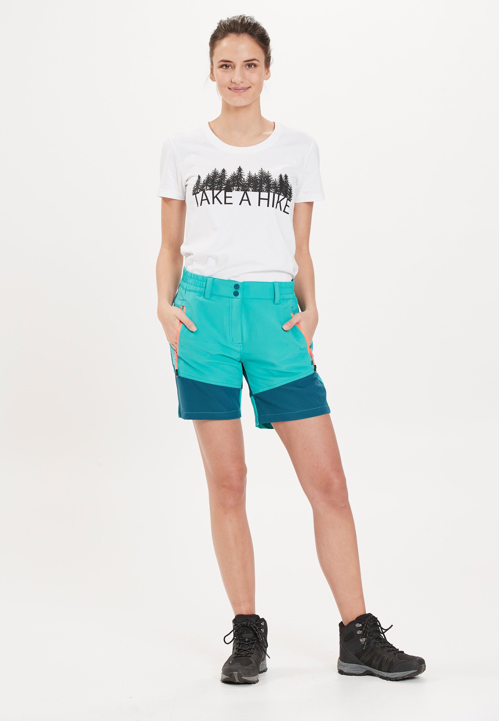 dunkelblau-blau mit LALA Funktionsstretch extra WHISTLER komfortablem Shorts