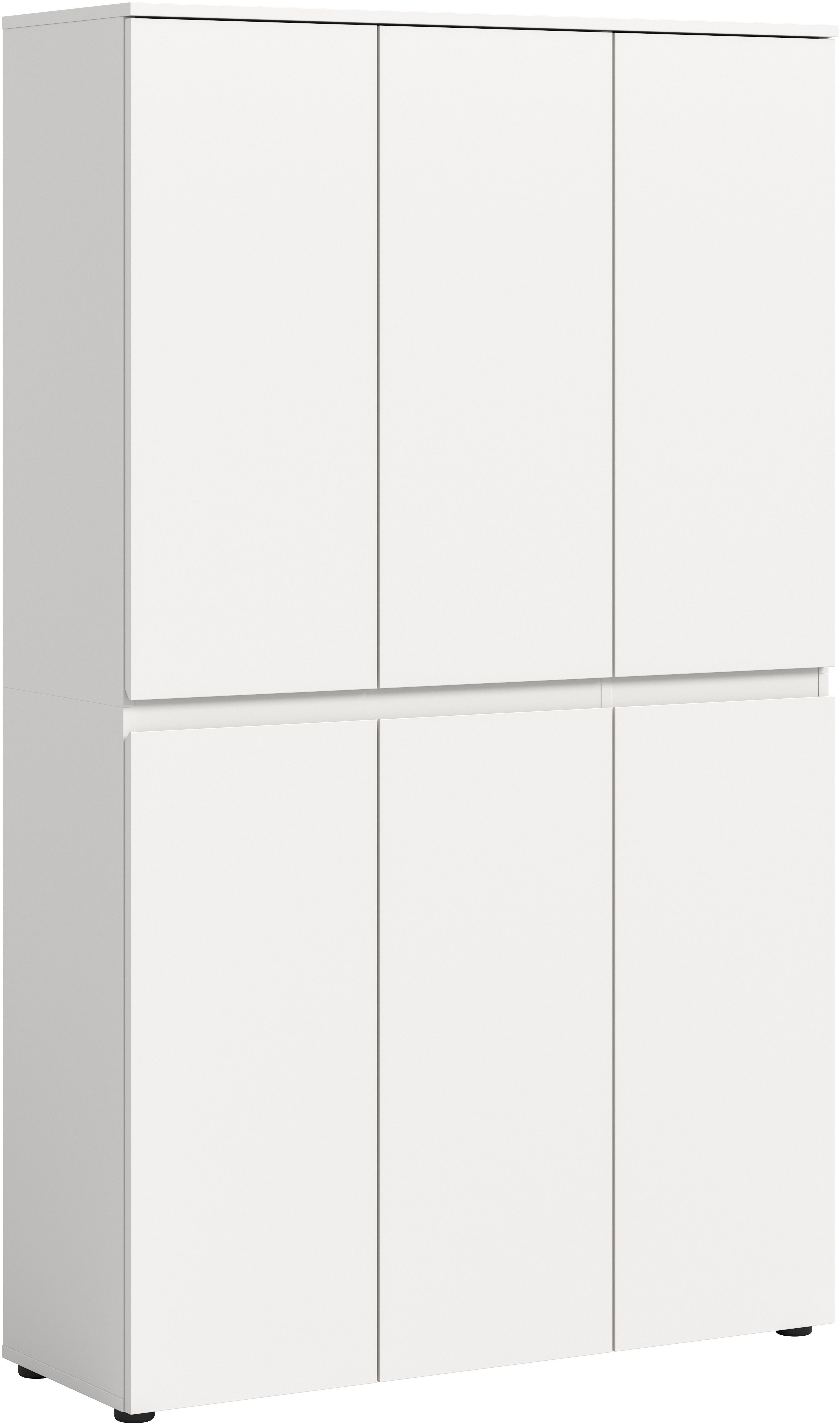 Home affaire Mehrzweckschrank CIPELA (1-St) BxH:105x175 cm, viel Stauraum, variable Einlegeböden, Kleiderstange
