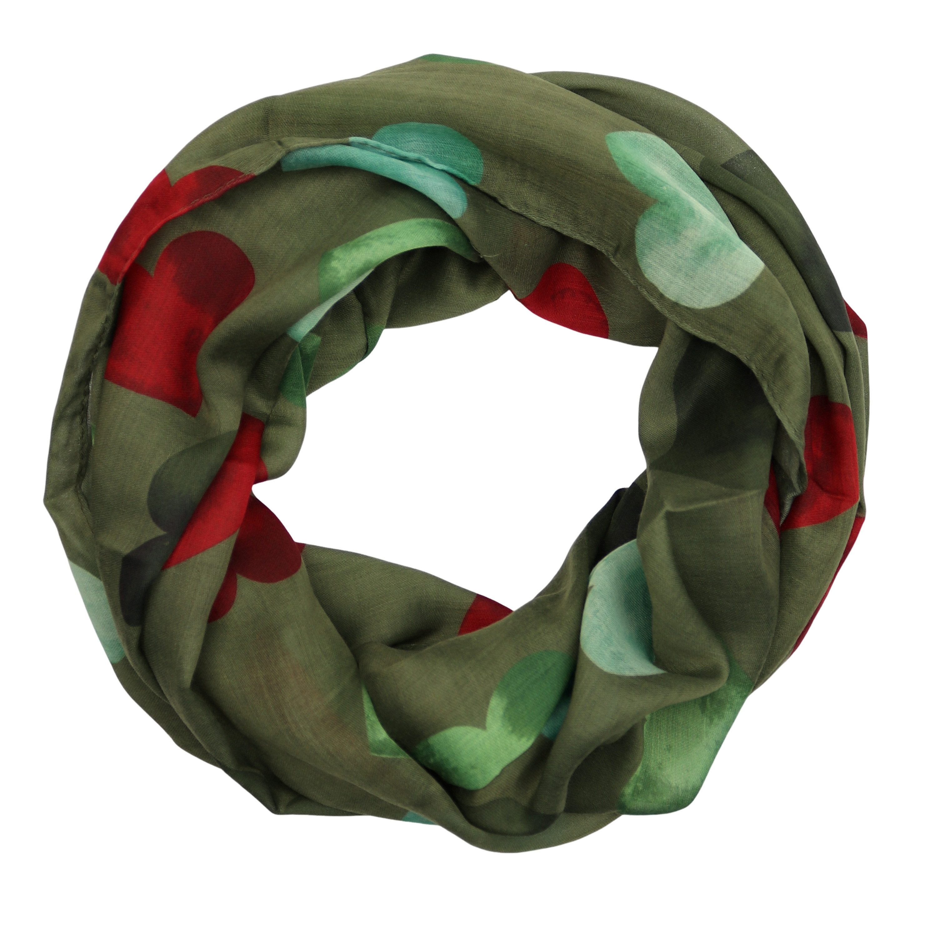 MIRROSI Loop Damen Schal Weich aus 100% Viskose Groß, (ca.60x80cm, zweimal günstig online kaufen