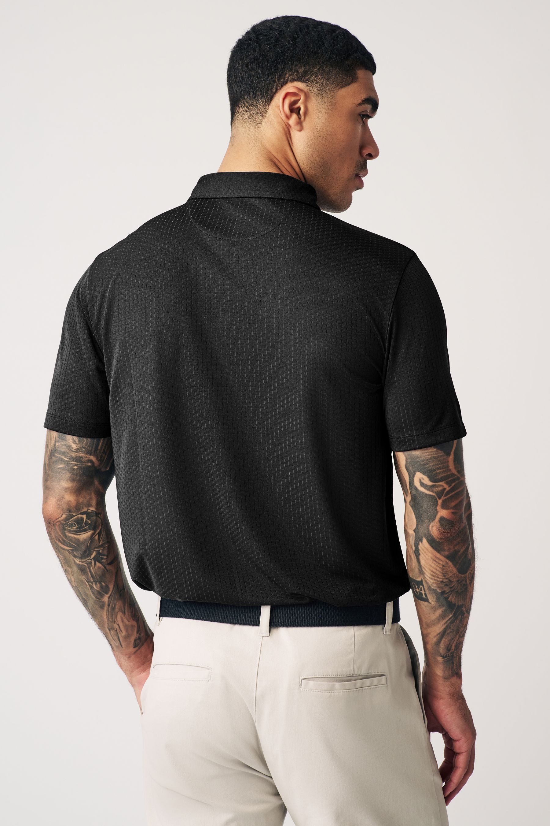 Next Poloshirt Strukturiertes Golf-Polohemd (1-tlg) günstig online kaufen