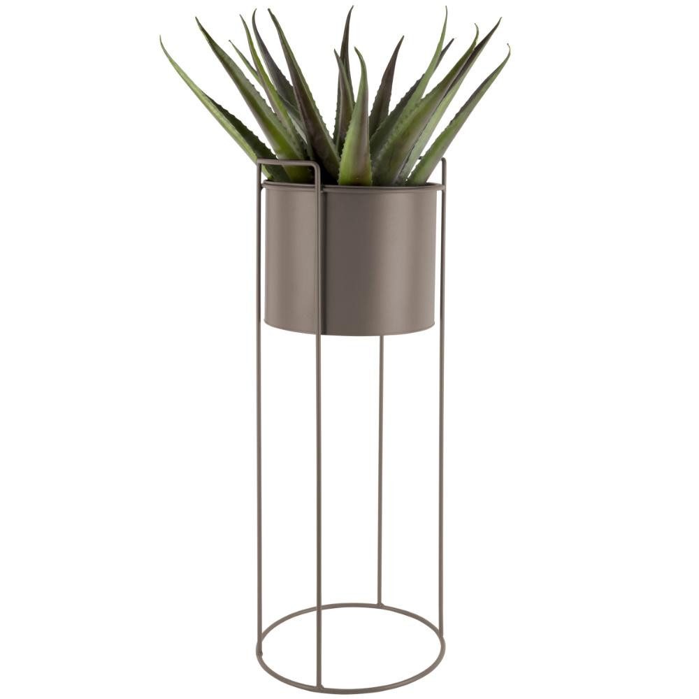 Present Time Blumentopf Blumentopf-Set Essence Round Iron Dark Grey (3-teilig)