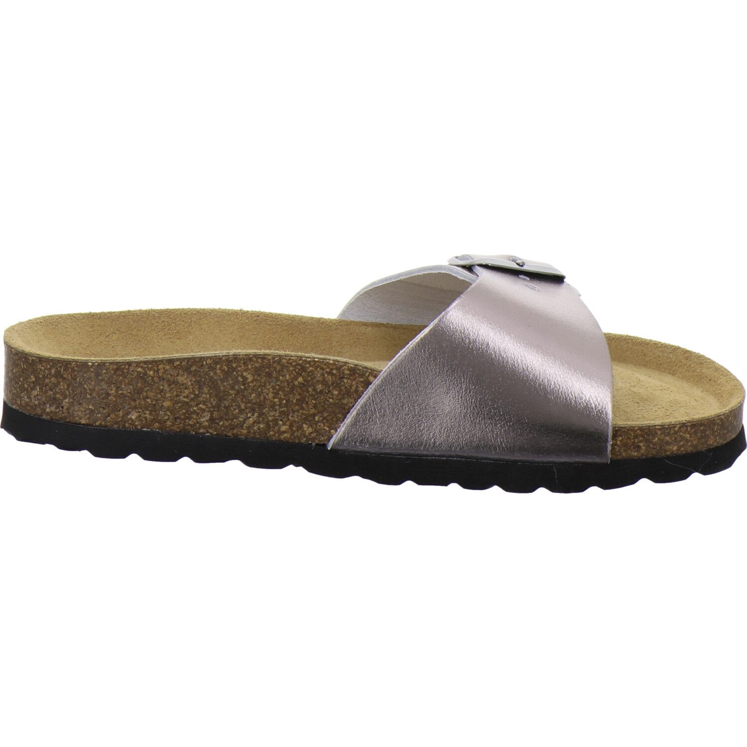 AFS-Schuhe 211292 Sommer Pantolette für Damen mit Fußbett, bequeme Sandalen aus Leder