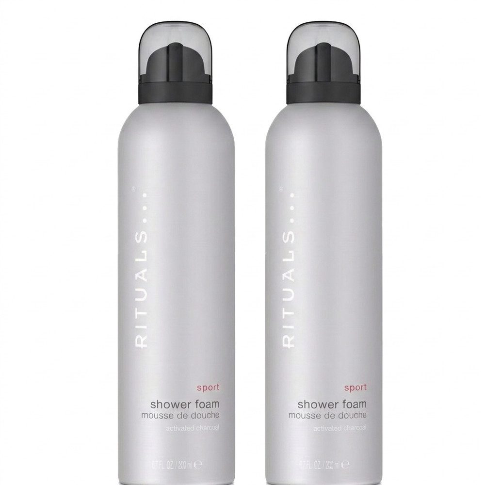 Rituals Duschgel Rituals Sport Shower Foam 2er Set, Praktisches 2er Set für den Vorrat