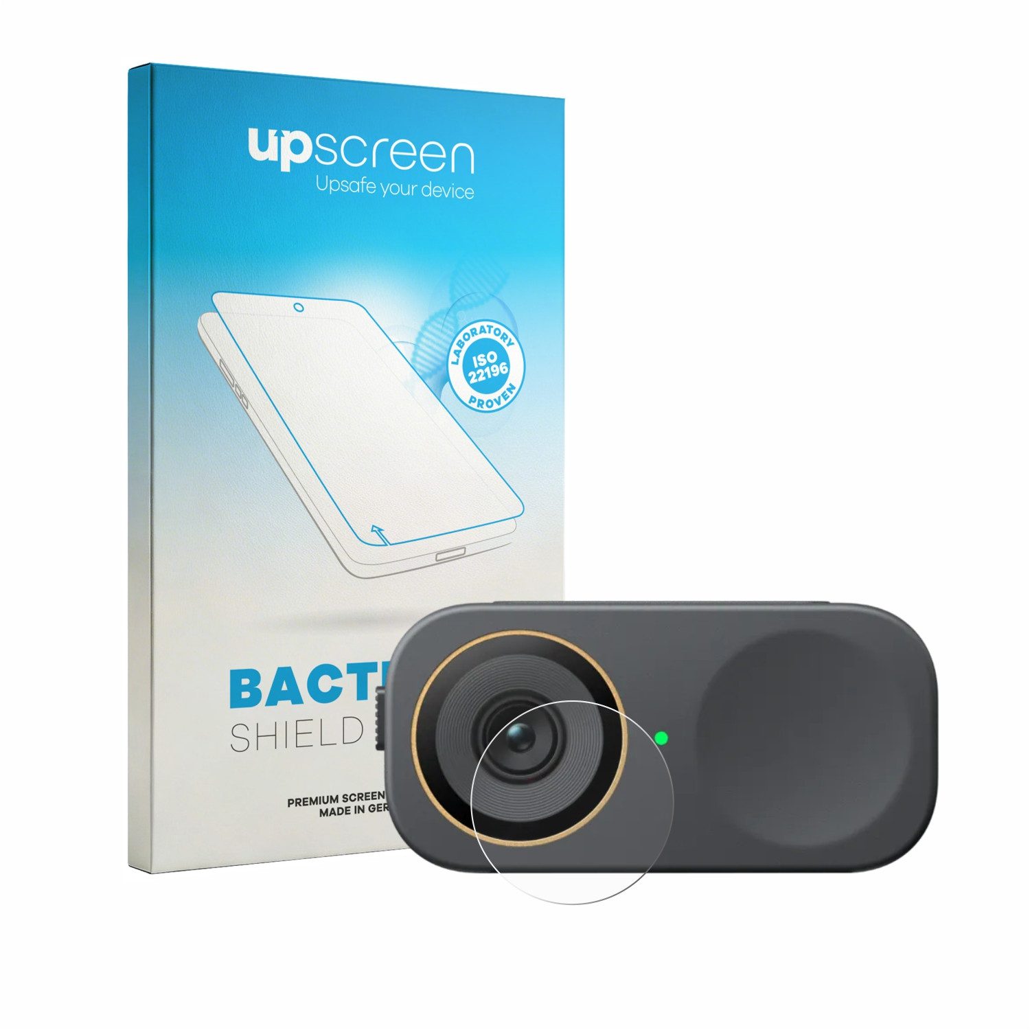 upscreen Displayschutzfolie Schutzfolie für Insta360 Link 2C Pro (Linse), Displayschutz Schutz Folie Klar antibakteriell