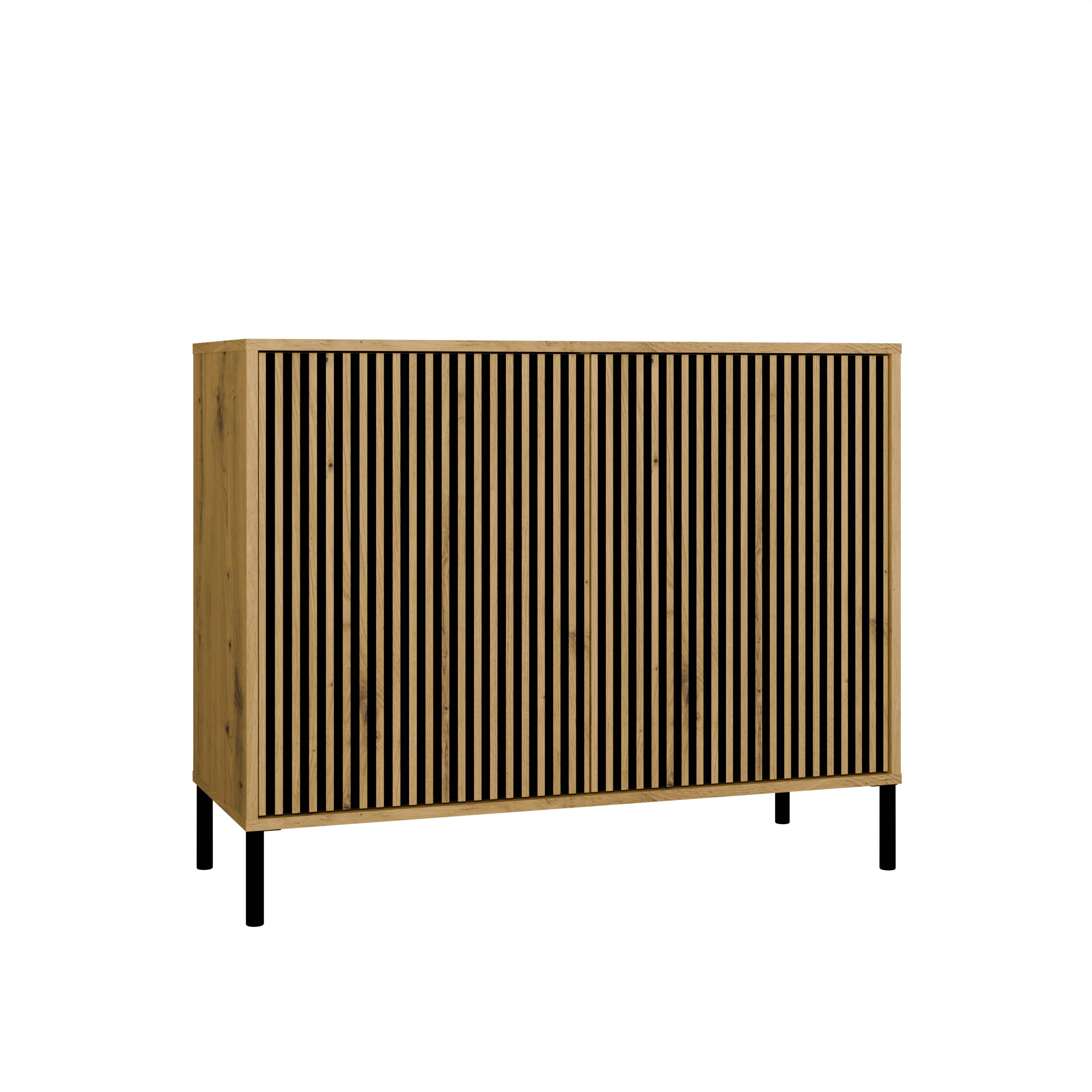 Raumhirsch Furniture Kommode Sideboard 104 cm breit (Maße 40 x 104 x 82,5 cm, 2 Schranktüre), verschiedene Farben