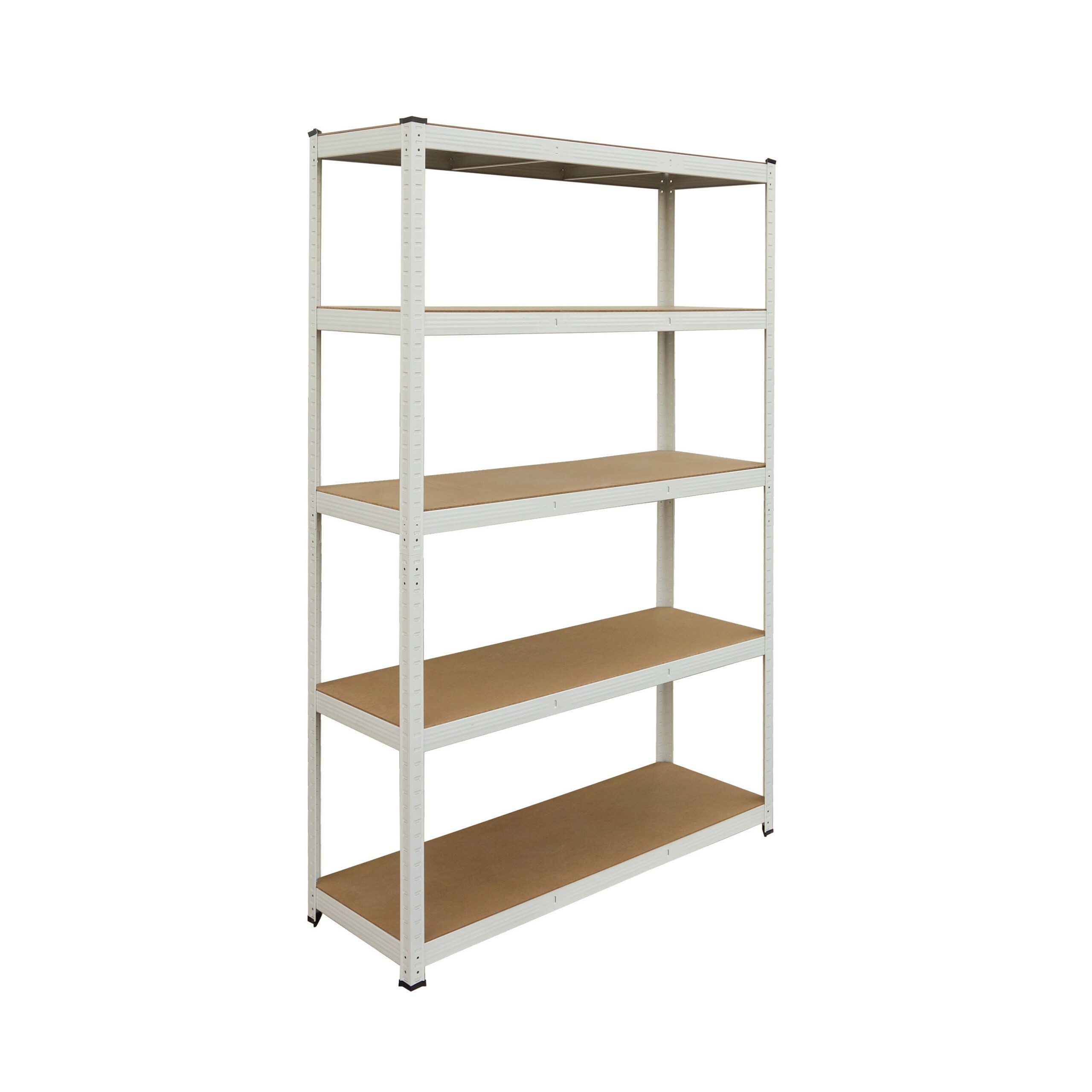 relaxdays Schwerlastregal Stahl 5 Ebenen, 1-tlg., 50 x 120 x 200 cm von RELAXDAYS