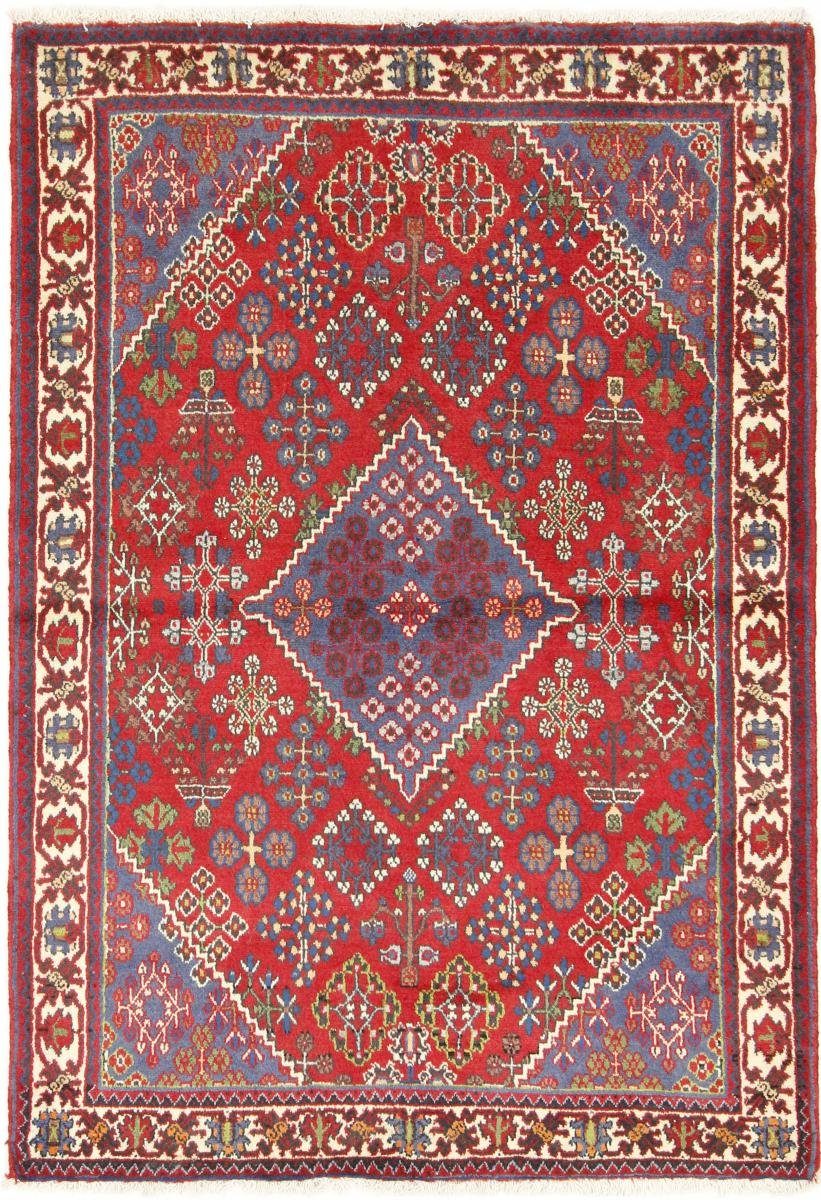 Orientteppich Meymeh 113x159 Handgeknüpfter Orientteppich / Perserteppich, Nain Trading, rechteckig, Höhe: 12 mm | Kurzflor-Teppiche
