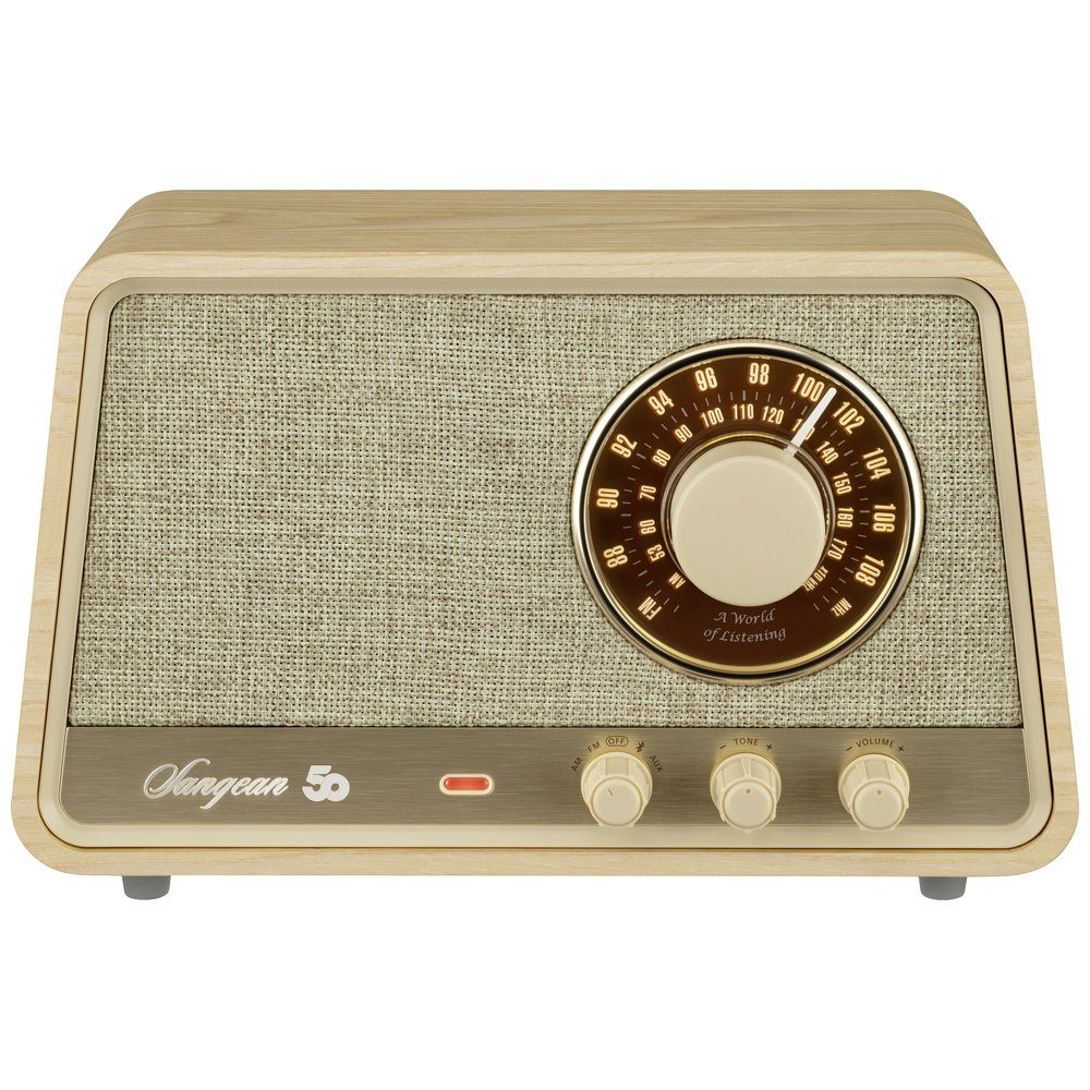 Tischradio Wooden Premium WR-101 Cabinet Sangean AM, FM Bluetooth®, Sangean AU Radio
