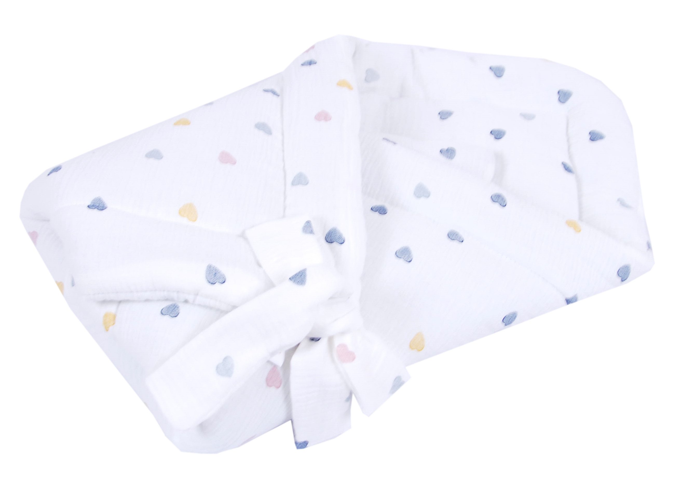Einschlagdecke BABYLUX Einschlagdecke Musselin BABYHÖRNCHEN 75 x 75 cm Neugeborene