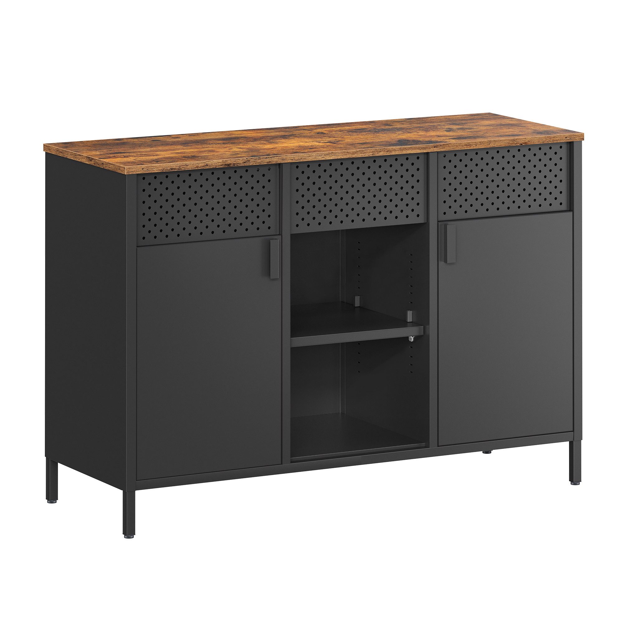 SONGMICS Aktenschrank Aufbewahrungsschrank (Metallschrank, Schrank mit günstig online kaufen