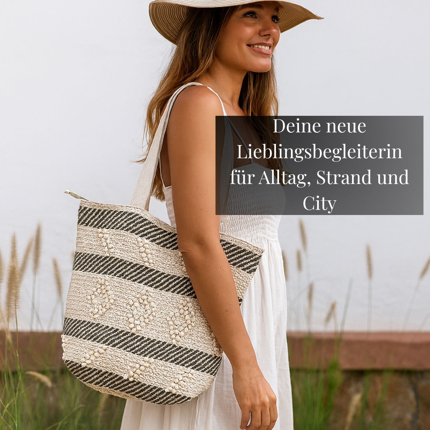 Marrakesch Orient & Mediterran Interior Schultertasche Boho Tasche Kalpur Motiv 1 Schultertasche aus Baumwolle in Bunt 40 cm (1-tlg), Handarbeit