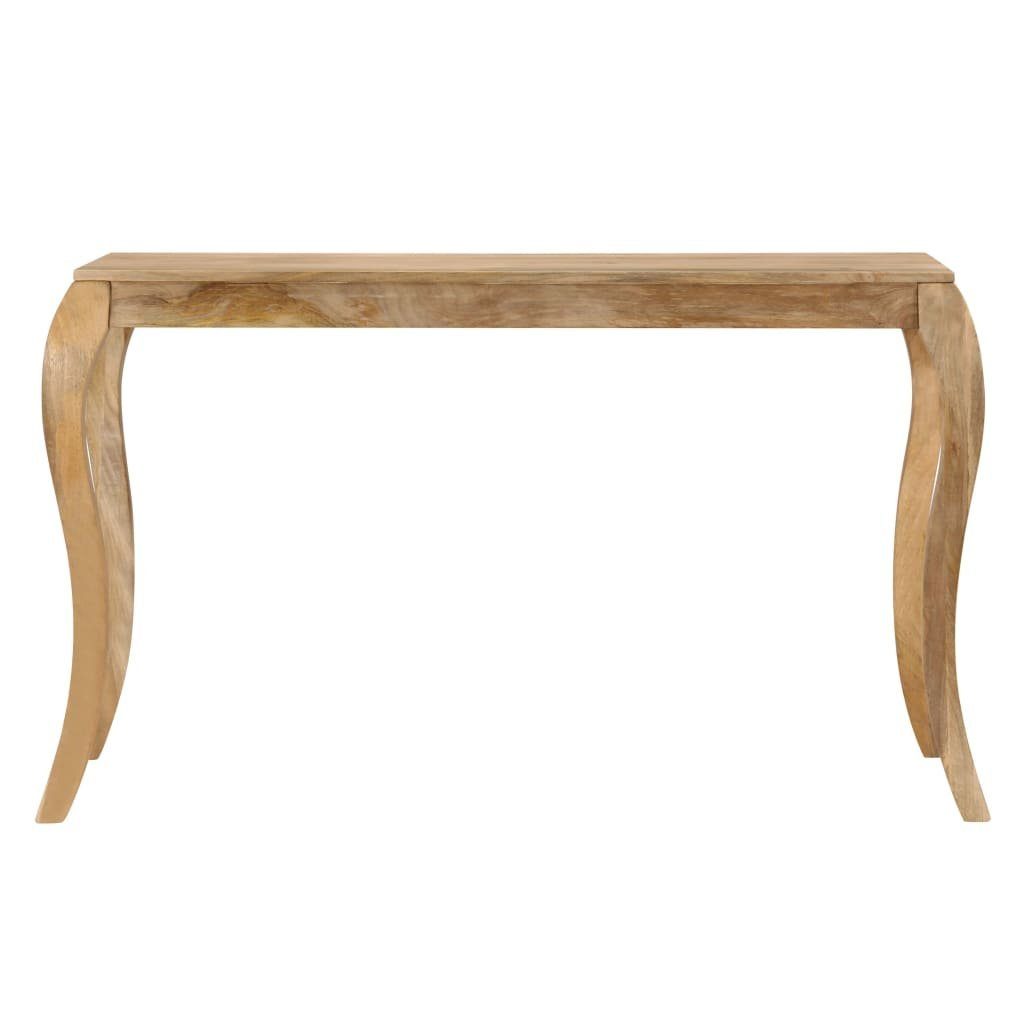 furnicato Esstisch 118x60x76 cm Massivholz (1-St), Handgefertigter Küchentisch mit geschwungenen Beinen im Vintage-Stil