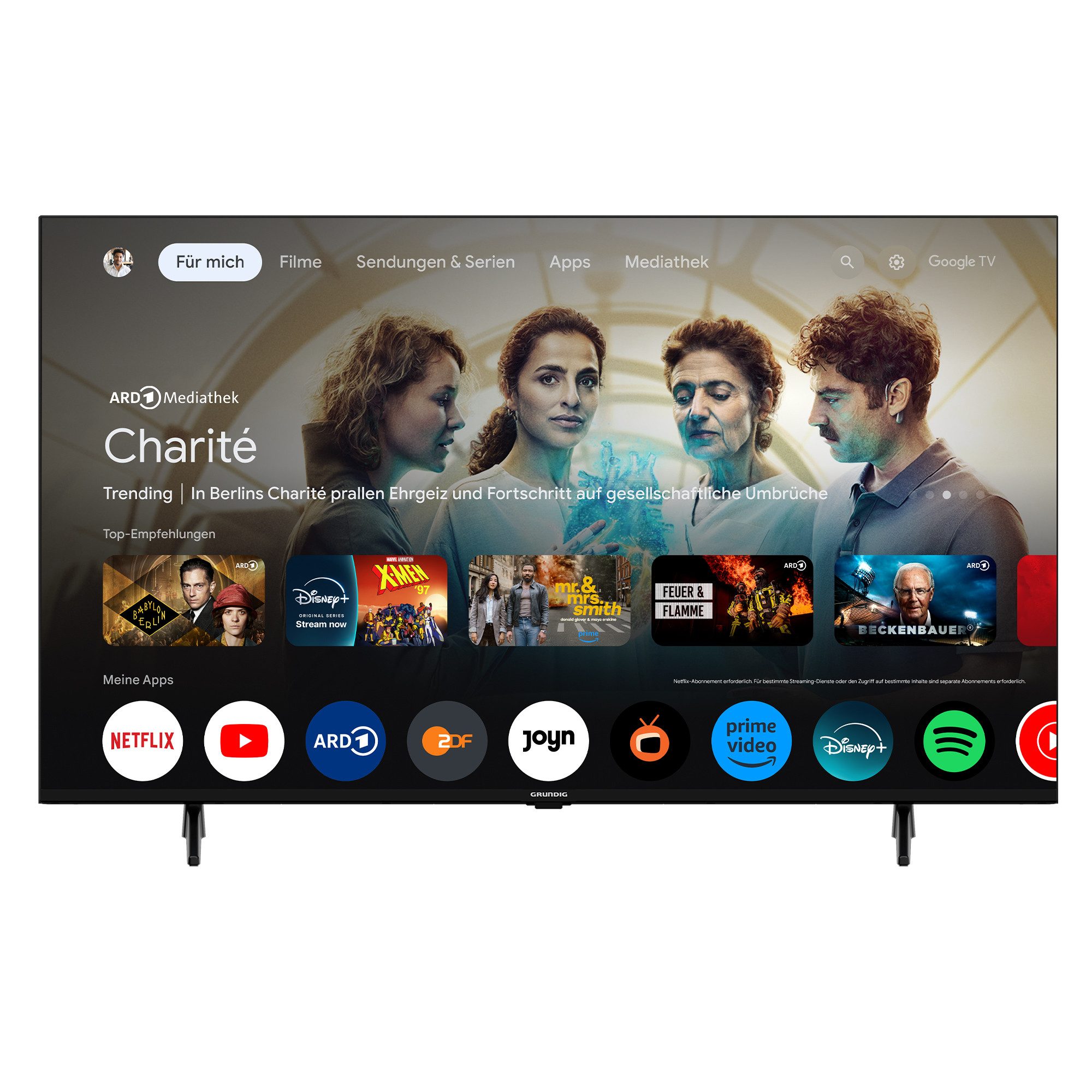 Grundig 43 VOE 85 Q QLED-Fernseher (108 ...