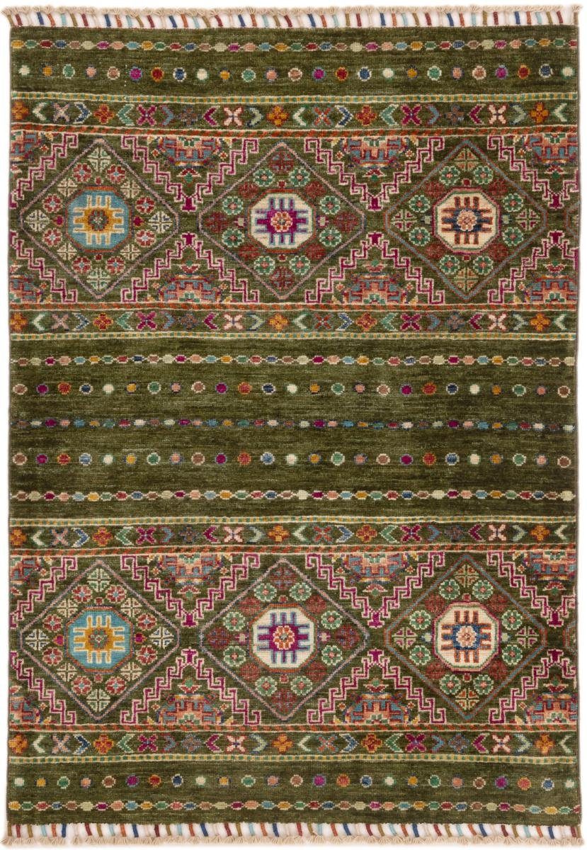 Orientteppich Arijana Shaal 83x118 Handgeknüpfter Orientteppich, Nain Trading, rechteckig, Höhe: 5 mm
