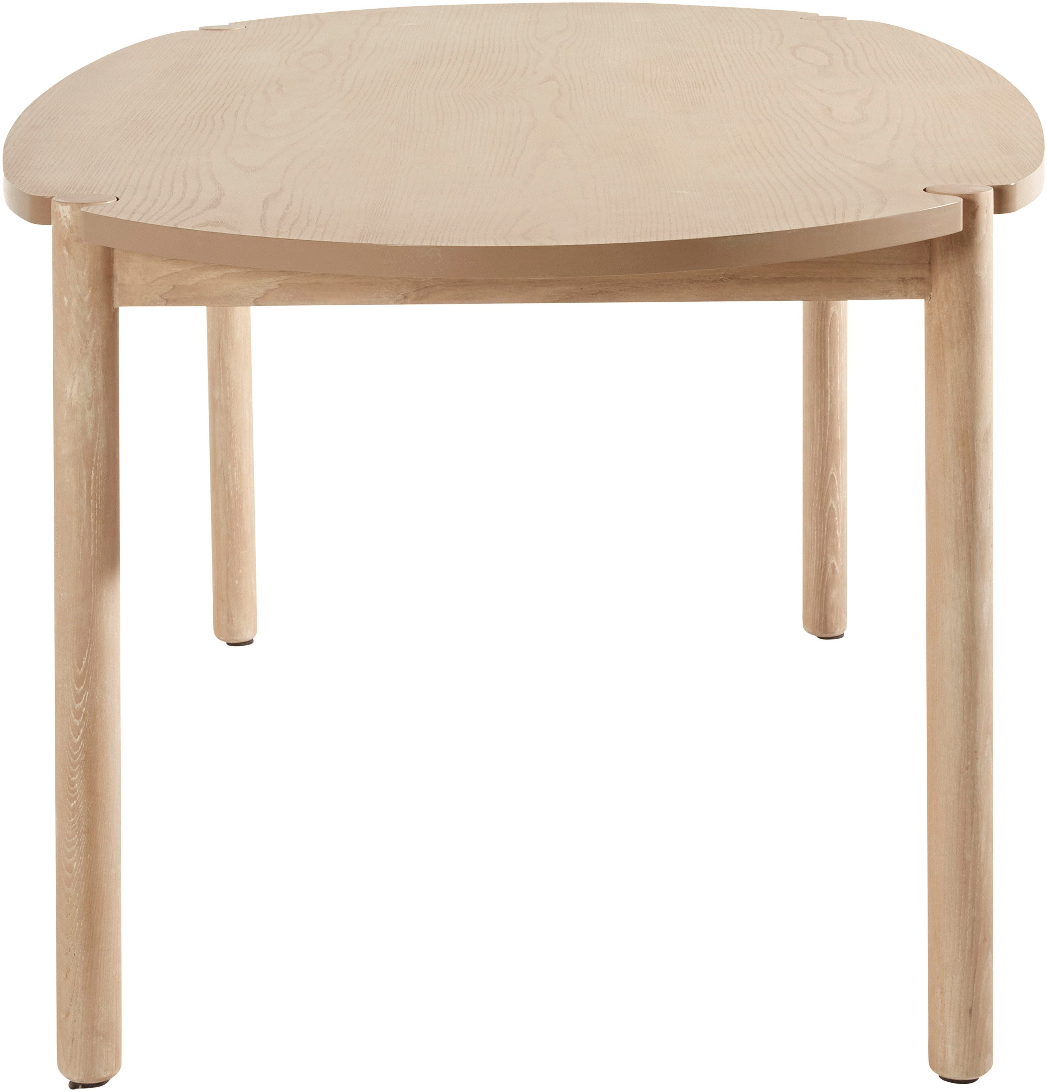 s.Oliver Esstisch Illija, in ovaler Form, gefertigt aus Eschenholz und MDF mit Furnier